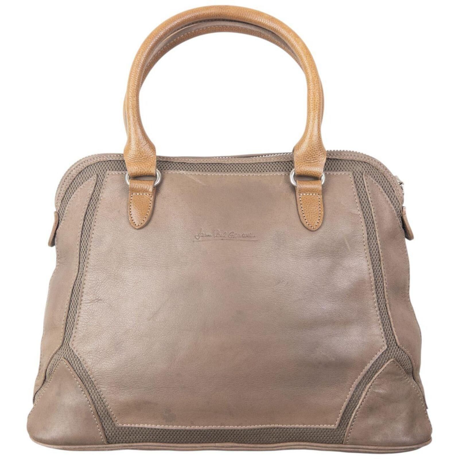 Jean Paul Gaultier Vintage 90s Jean Paul Gaultier Leather Mesh Handbag Size ONE SIZE - 2 Thumbnail