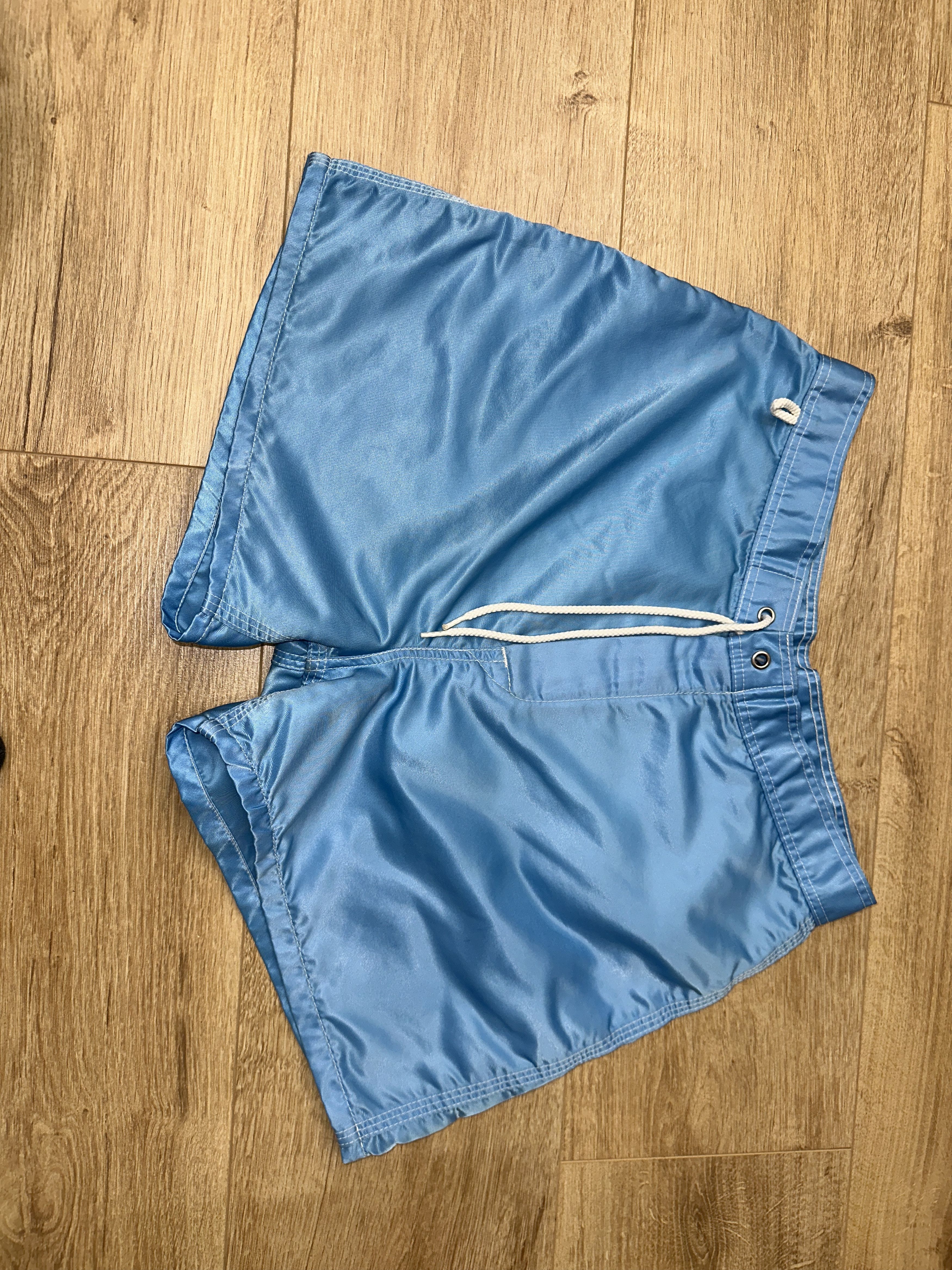 Sundek Sundek Swim Shorts Size 29 Made USA Curved Stripe Trim Mesh Size US 29 - 6 Thumbnail