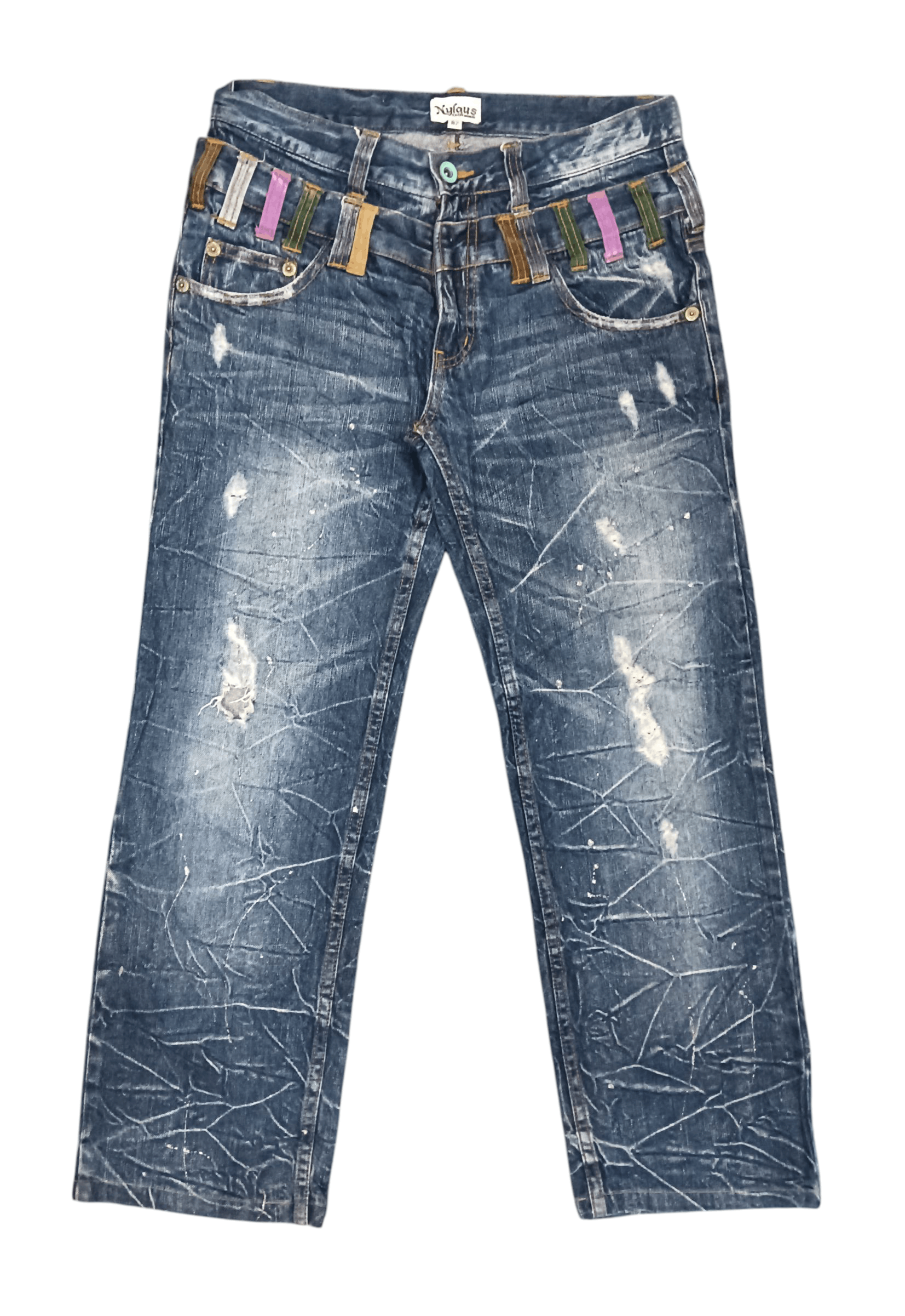 Other Nylaus Jeans Distressed Double Waist Size US 38 / EU 54 - 1 Thumbnail