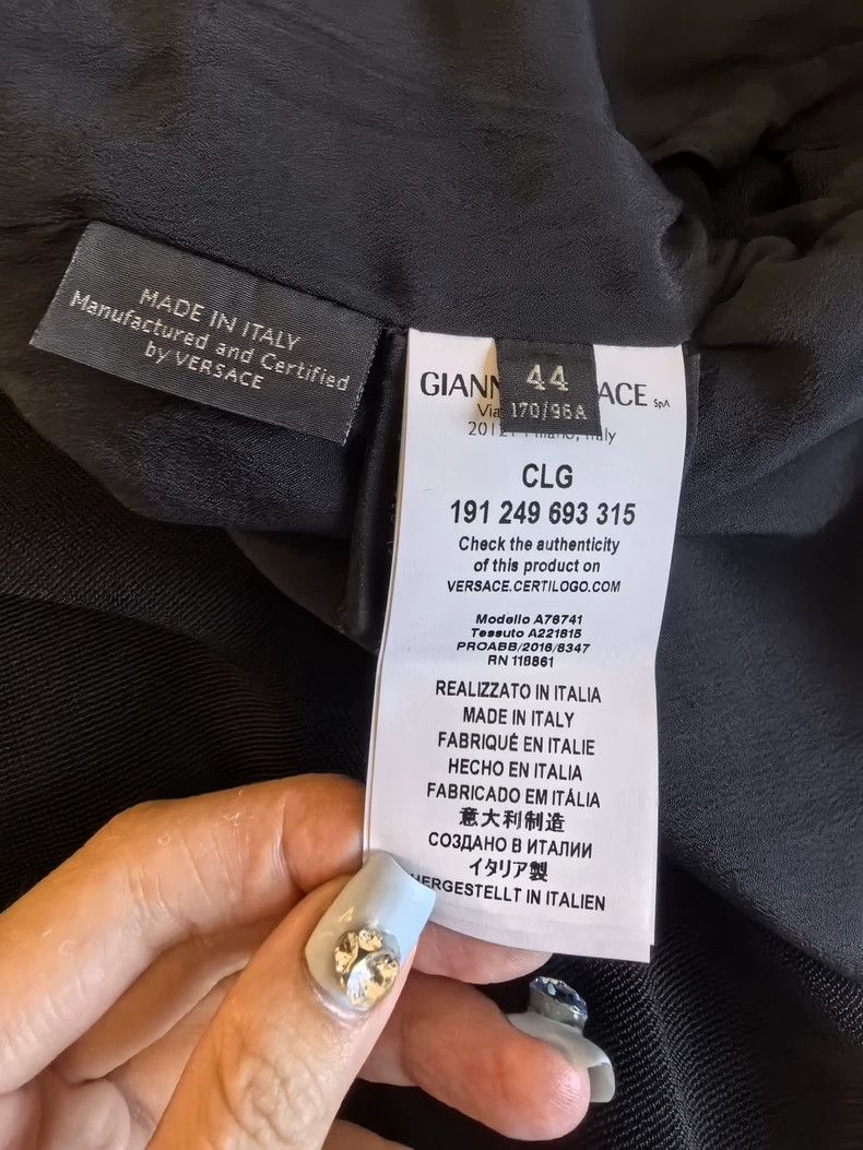 Versace Versace Black dress Size S / US 4 / IT 40 - 8 Thumbnail