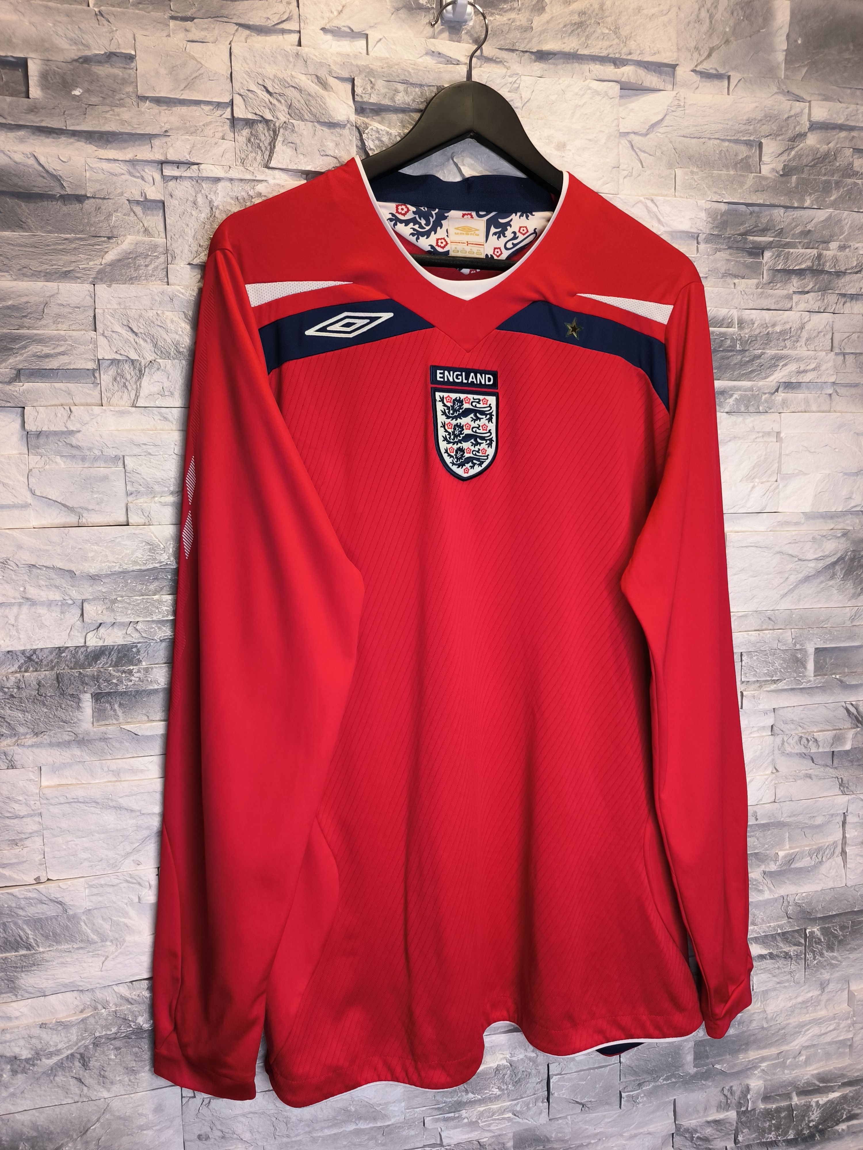 Umbro Umbro England Jersey Football Shirt 2004/05/06 Vintage Size US XL / EU 56 / 4 - 3 Thumbnail