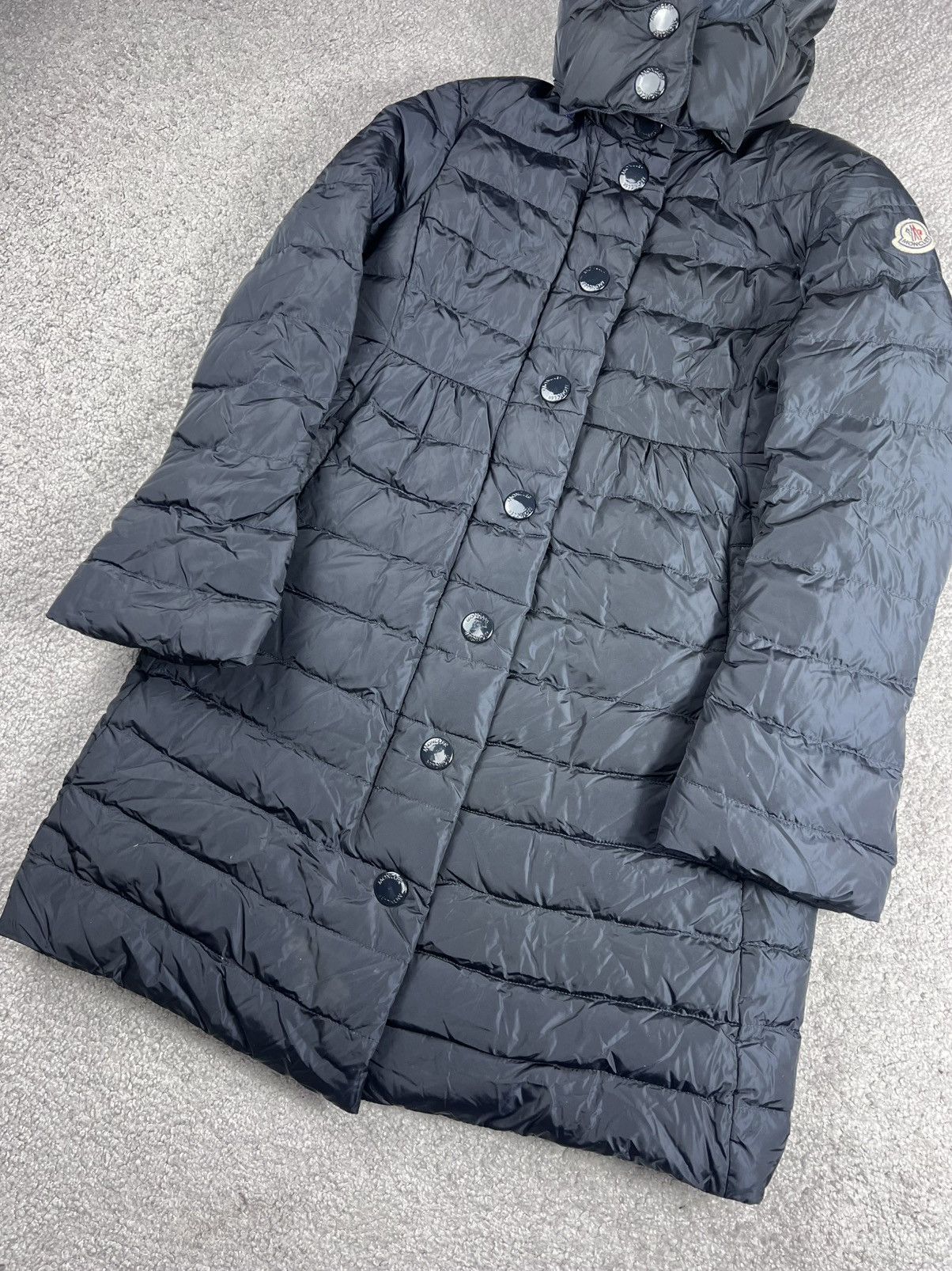Moncler Moncler Jura Blue Down Parka Size 3 Size L / US 10 / IT 46 - 3 Thumbnail
