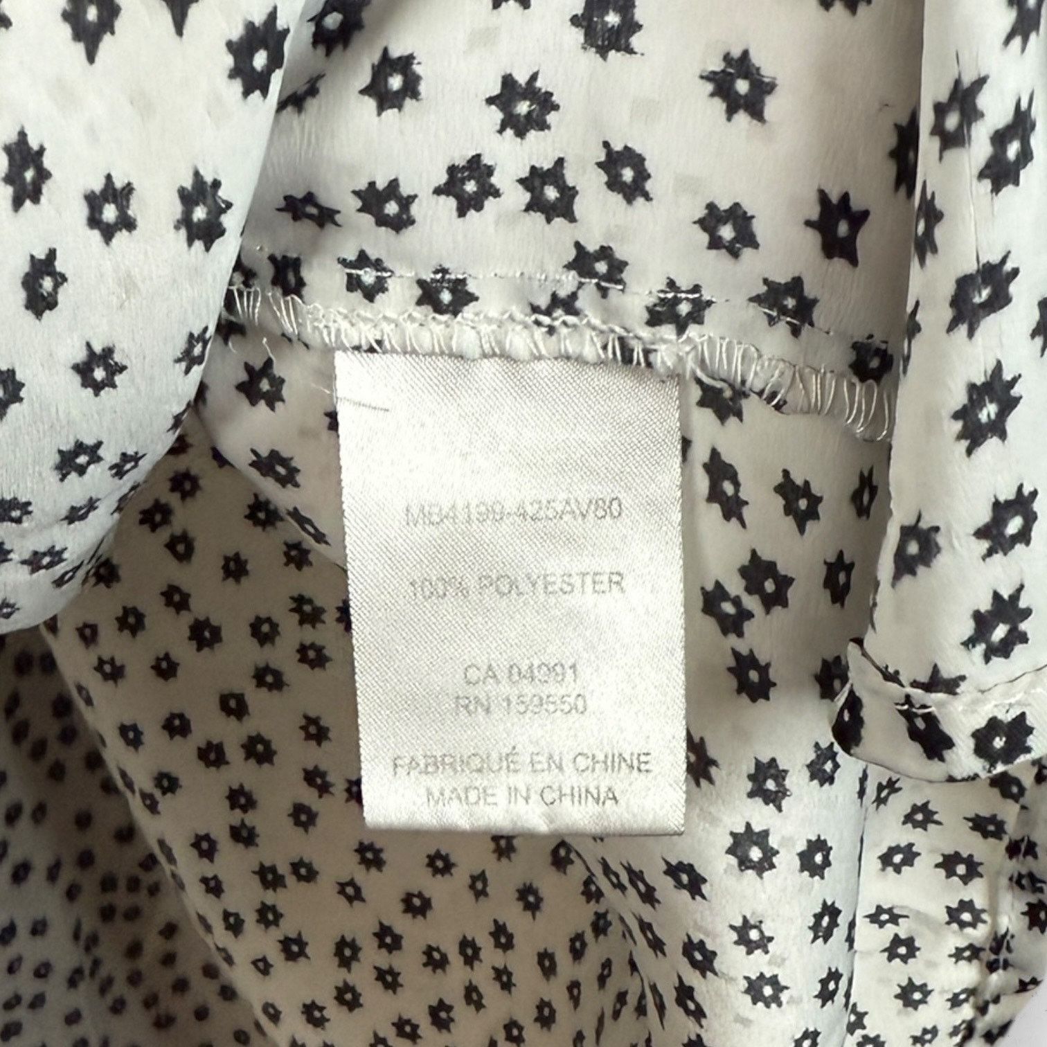 Other Carolina Belle Montreal Women XL Blouse Black Flower Dot Size XL / US 12-14 / IT 48-50 - 4 Thumbnail