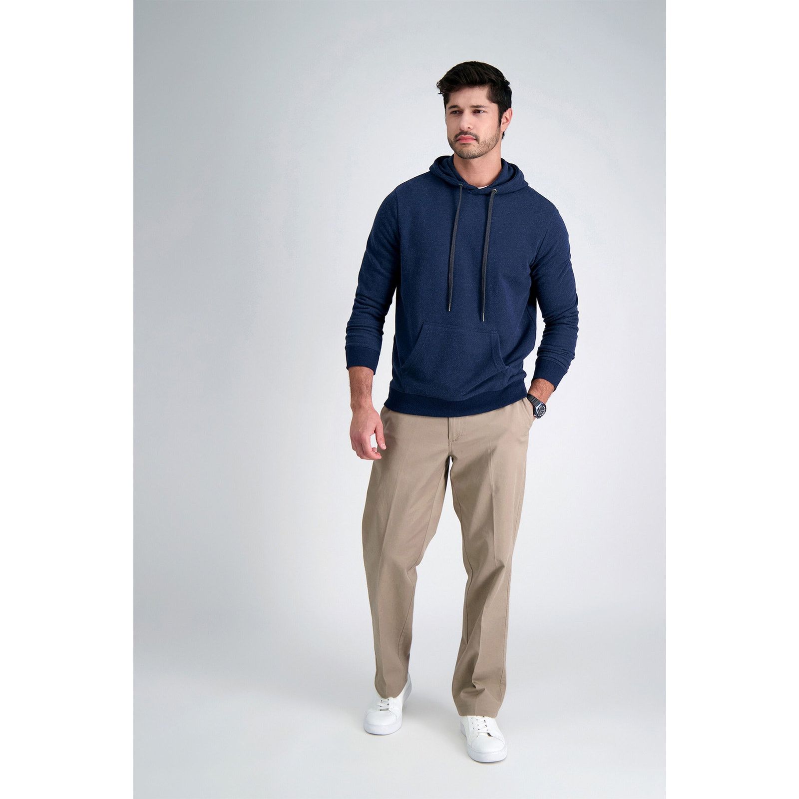 Haggar Haggar Men's Medium Khaki Cotton Classic Khaki Pants 36x34 Size US 36 / EU 52 - 6 Thumbnail