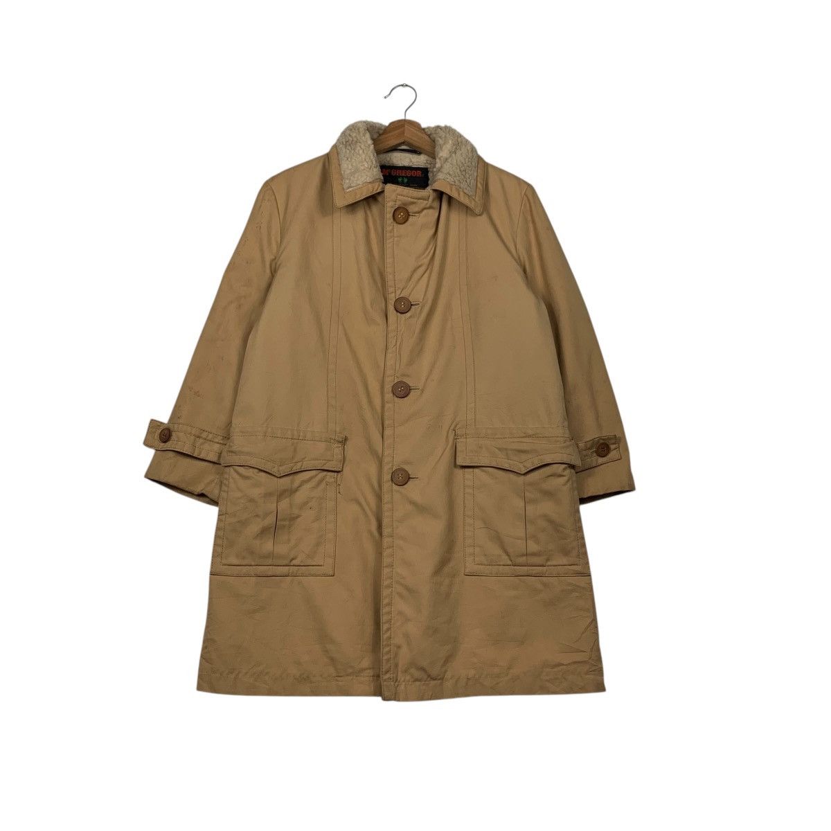 McGregor Vintage 90’s McGREGOR Sherpa Coat Jacket #2284-C101 Size US S / EU 44-46 / 1 - 1 Thumbnail