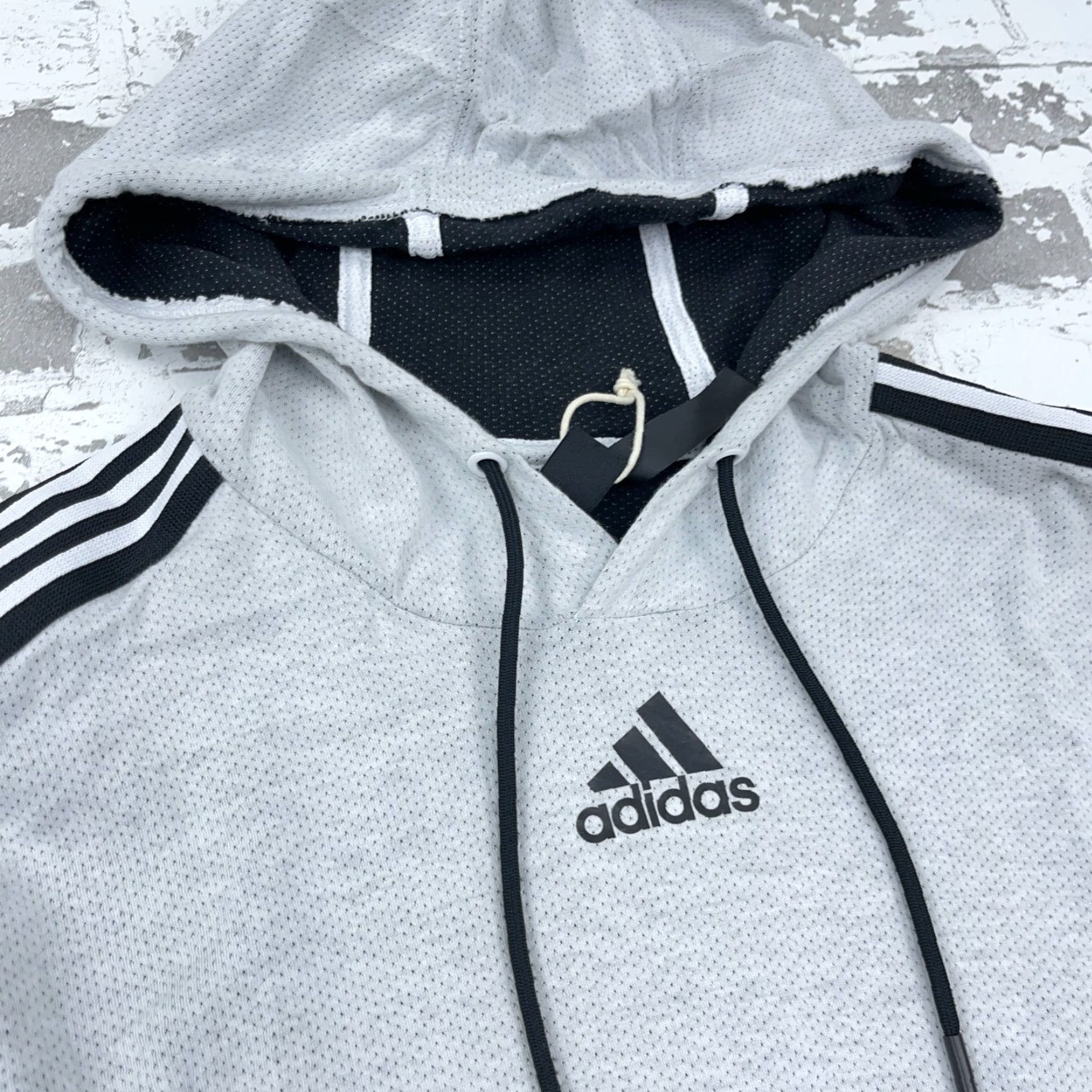 Adidas Adidas Hoodie Women Small Gray Black Sweatshirt Pullover Logo Hooded Activewear Casual Regular Size S - Gray Size S / US 4 / IT 40 - 6 Thumbnail