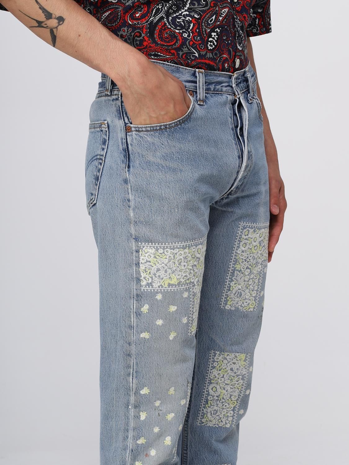 NOMA t.d Noma Td bandana embroidery jeans Size US 33 - 2 Thumbnail