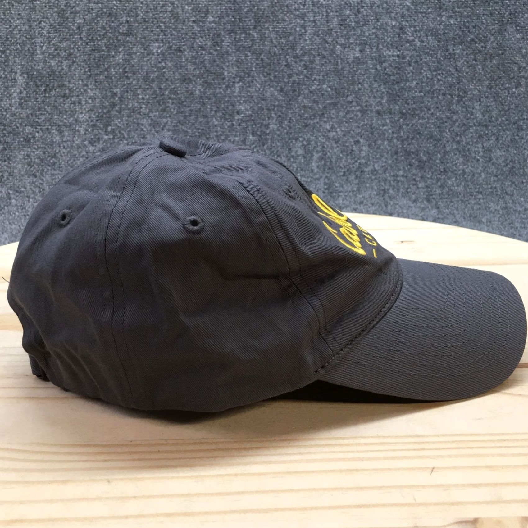 Vintage Cabelas Club Baseball Cap Hat Mens One Size Adjustable Embroidered Logo Black Gray Size ONE SIZE - 5 Thumbnail