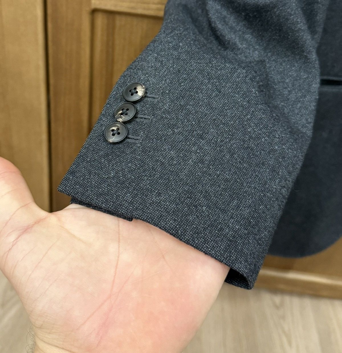Boglioli Boglioli K. Jacket Gray Graphite Wool Blazer Size 42L - 2 Thumbnail
