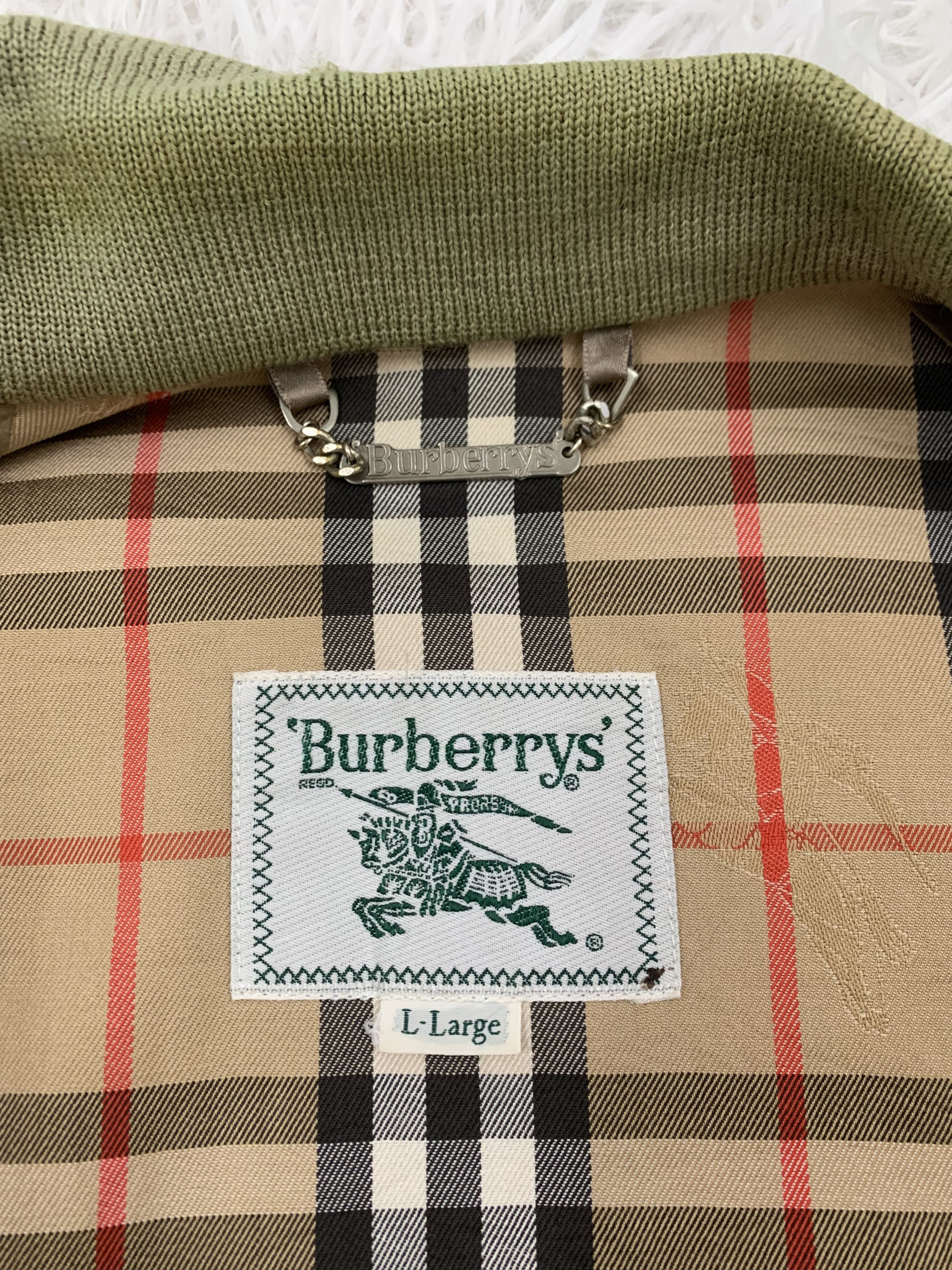 Burberry Vtg Burberrys Nova Checked Inner Jacket Harrington Style Size US L / EU 52-54 / 3 - 18 Thumbnail