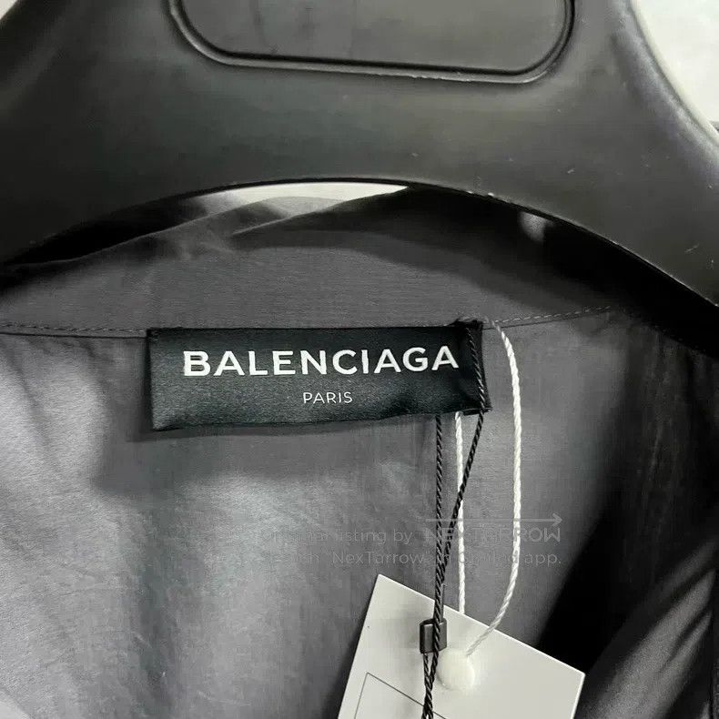 Other Balenciaga Blue color block logo lettering zippered jacket Size XS / US 0-2 / IT 36-38 - 3 Thumbnail