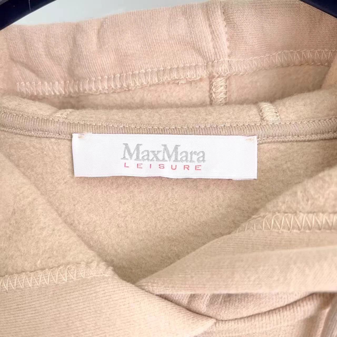 Max Mara Max Mara 98% New Camel Fleece Hoodie Dress w/ Logo Size L / US 10 / IT 46 - 6 Thumbnail