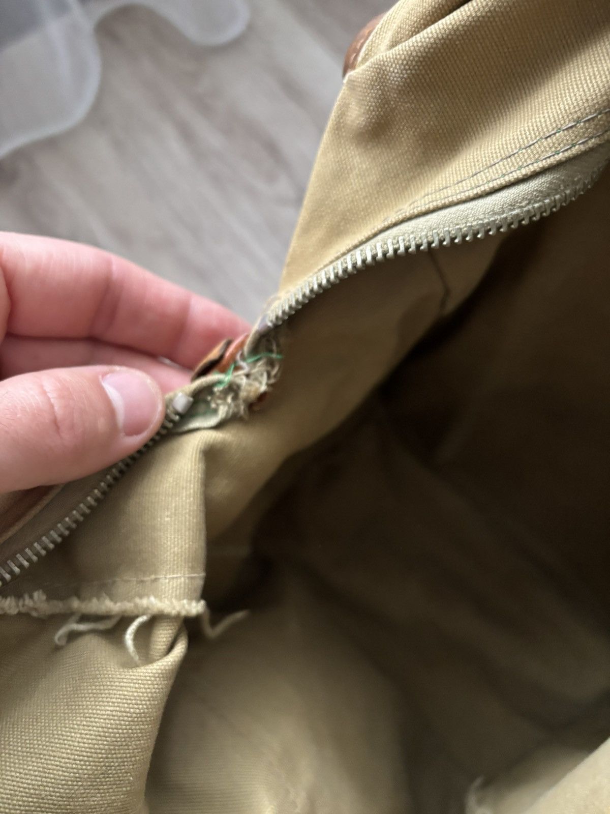 Other Vintage German Canvas & Leather Small Daypack 1950s–1970s Size ONE SIZE - 20 Thumbnail