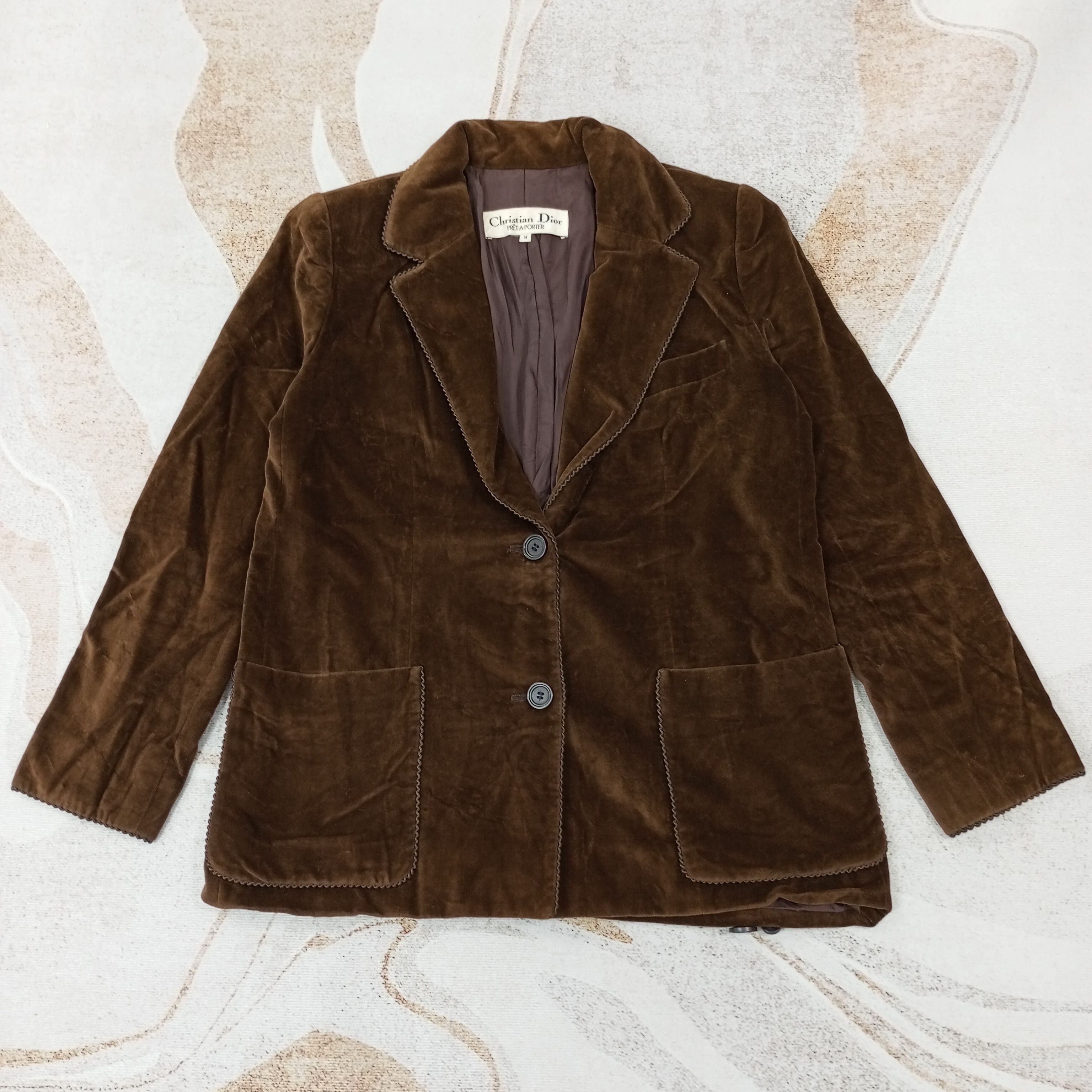 Christian Dior Monsieur Christian Dior Fashion Brand Custom Art Blazer c234n3 Size S / US 4 / IT 40 - 3 Thumbnail