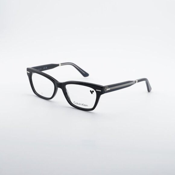Calvin Klein Calvin Klein CK23512 001 Eyeglasses Black 52mm Cat Eye Frame Size ONE SIZE - 7 Thumbnail