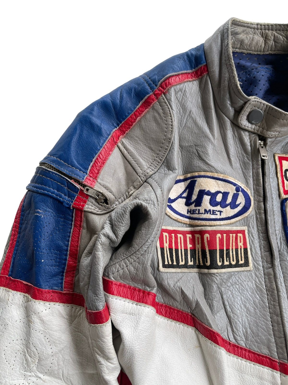 Japanese Brand Vintage 80s Kadoya Leather Racing Suit Size US 28 / EU 44 - 4 Thumbnail