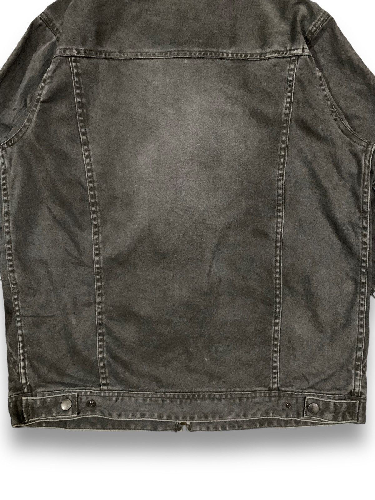 KMRii Vintage Japanese Brand Faded Canvas Biker-Punk Style Jacket Size US M / EU 48-50 / 2 - 15 Thumbnail