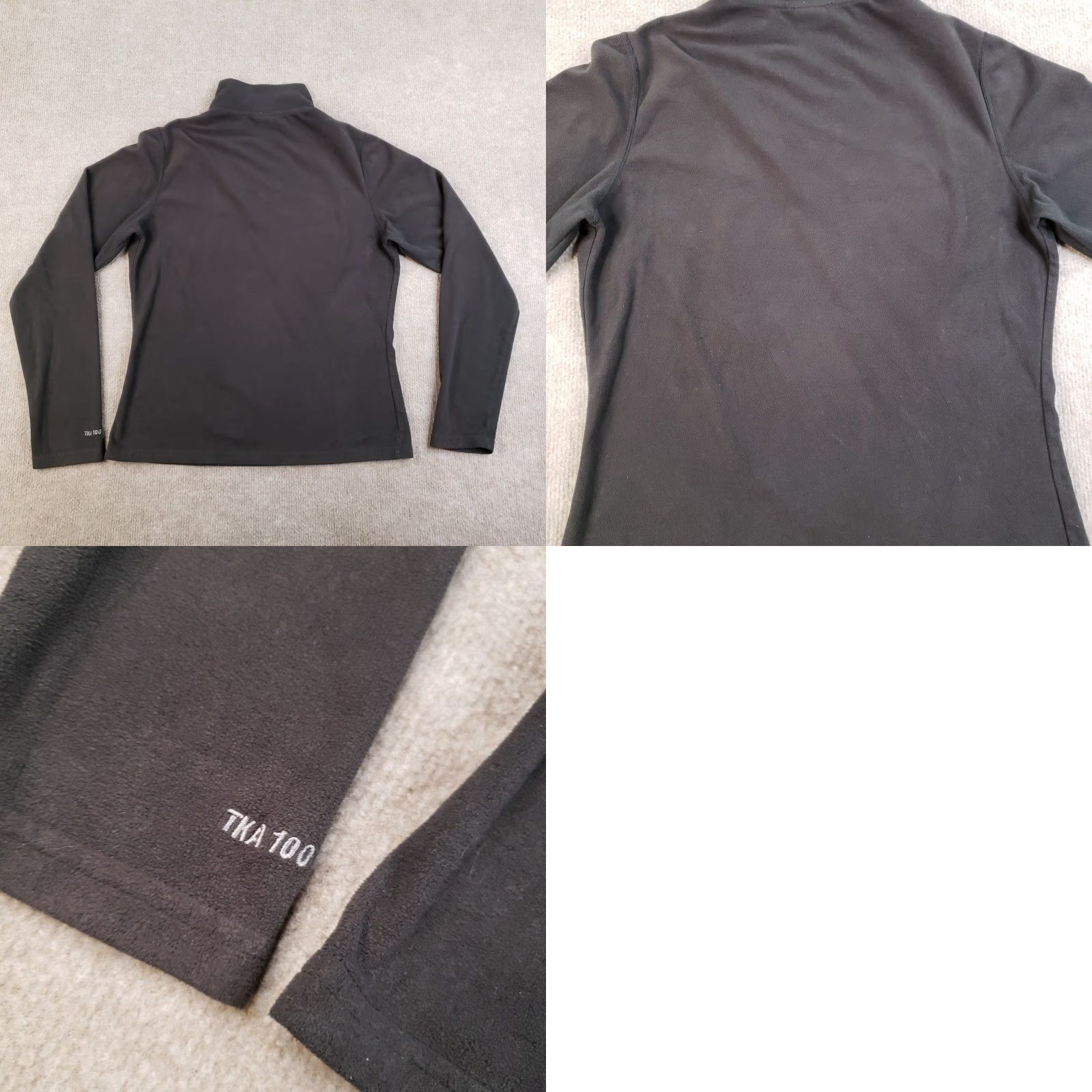 The North Face The North Face Jacket Womens Small Black Fleece 1/4 Zip Lightweight Outdoors Hiking Size S / US 4 / IT 40 - 8 Thumbnail