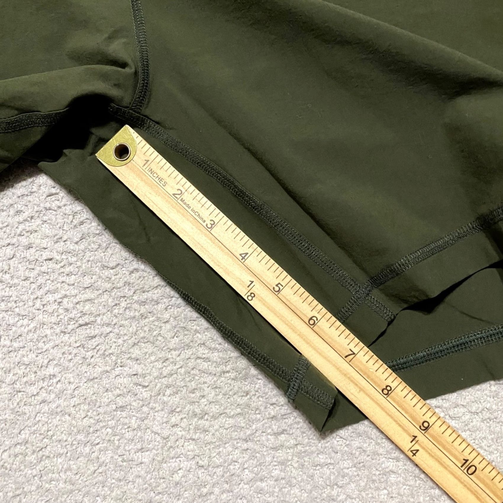 Vintage Mack Weldon Shorts Mens Bermuda Athletic Drawstring Lightweight Pockets Gray Green 7in Inseam Nylon Spandex Quick Dry Athletic Mens Size US 33 - 4 Thumbnail