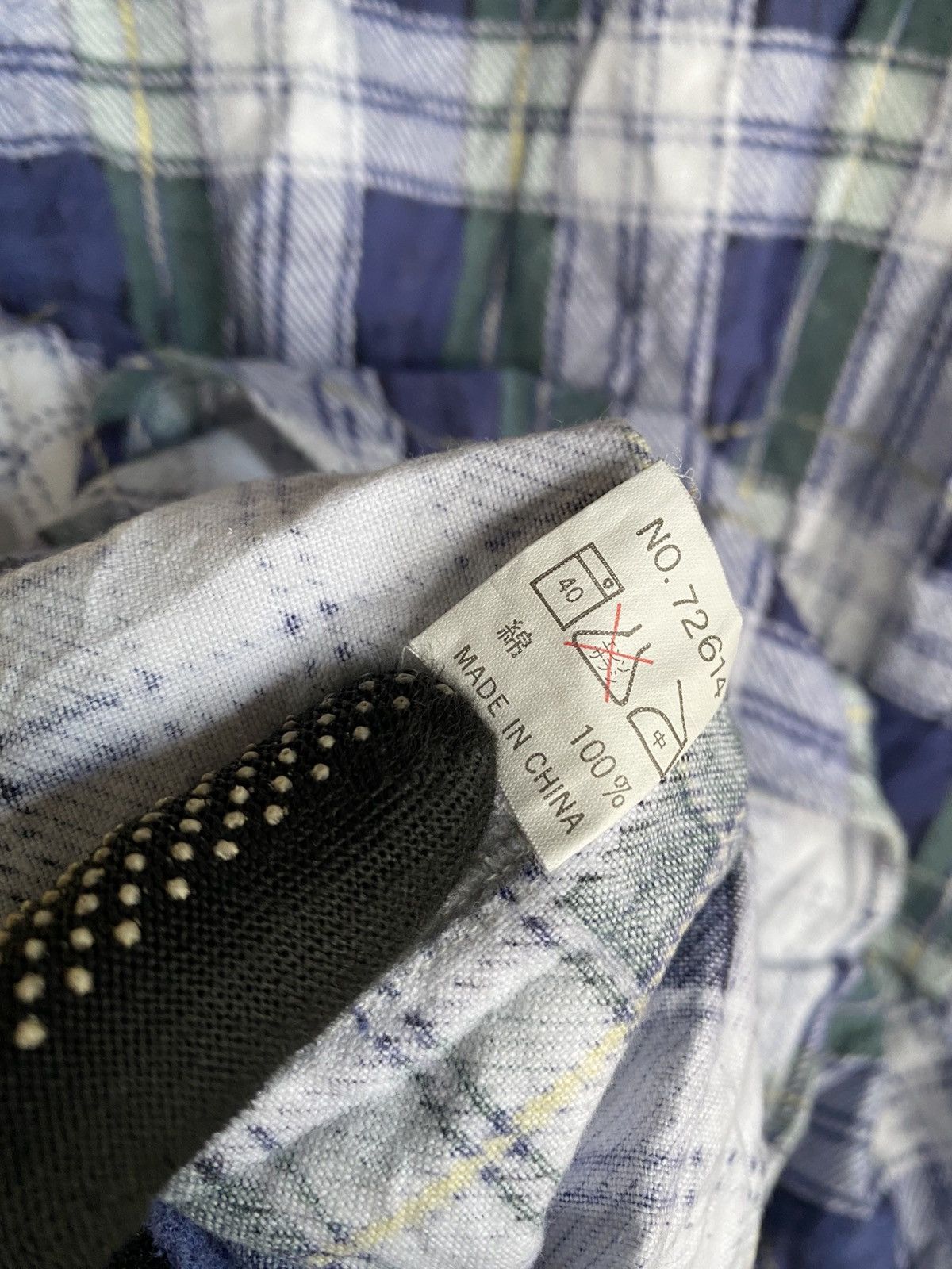 Japanese Brand Vintage MACEYE Plaid Flannel Shirt Workwear Style Size US M / EU 48-50 / 2 - 9 Thumbnail