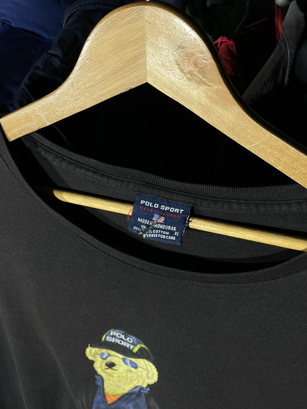 Polo Ralph Lauren × RRL Ralph Lauren × Vintage T-Shirt Polo Sport Bear OG Vintage Size US XL / EU 56 / 4 - 9 Thumbnail