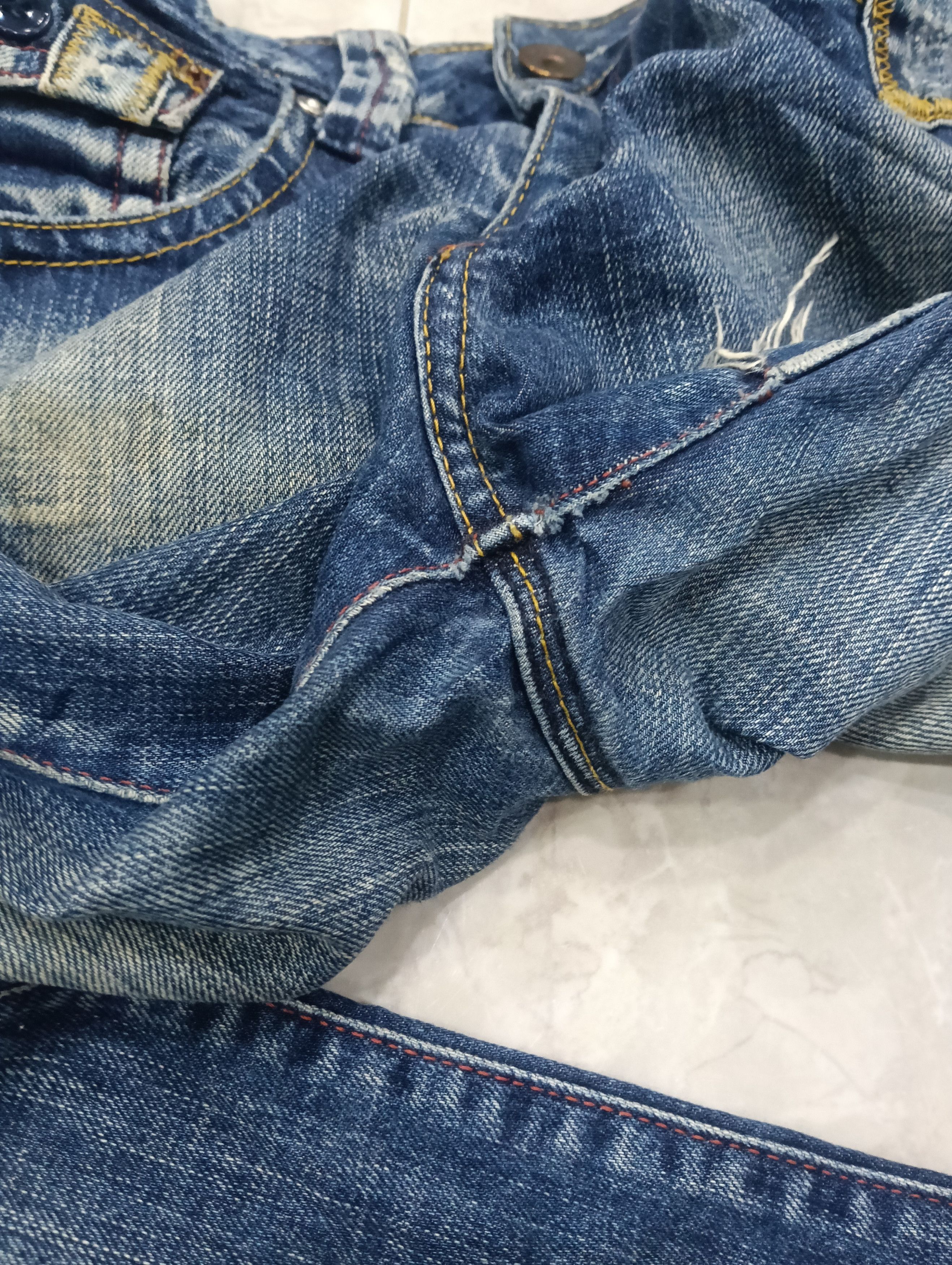 Japanese Brand Costello Sick Design Bootcut Denim Size 30" / US 8 / IT 44 - 12 Thumbnail
