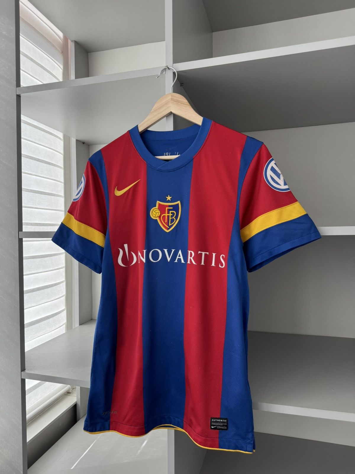 Nike × Vintage Nike Basel Swiss 2010 2012 Vintage Home Jersey Size US S / EU 44-46 / 1 - 3 Thumbnail