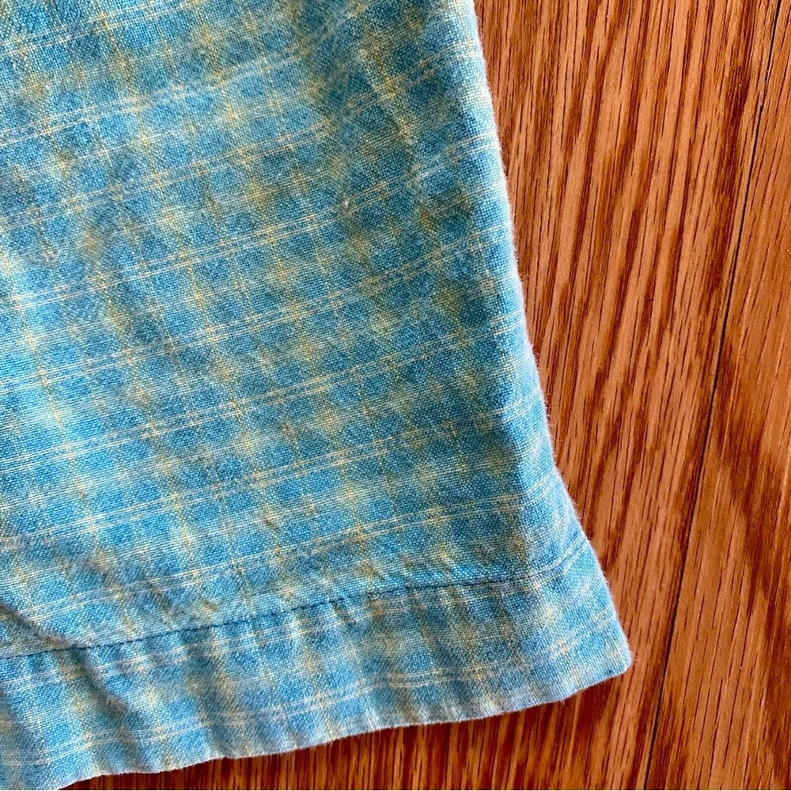Other David Brooks Petite Vintage Blue Check Shorts Women 0 XSmall Size 26" / US 2 / IT 38 - 5 Thumbnail
