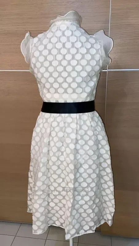 Valentino Valentino White ruffled dress Size S / US 4 / IT 40 - 3 Thumbnail