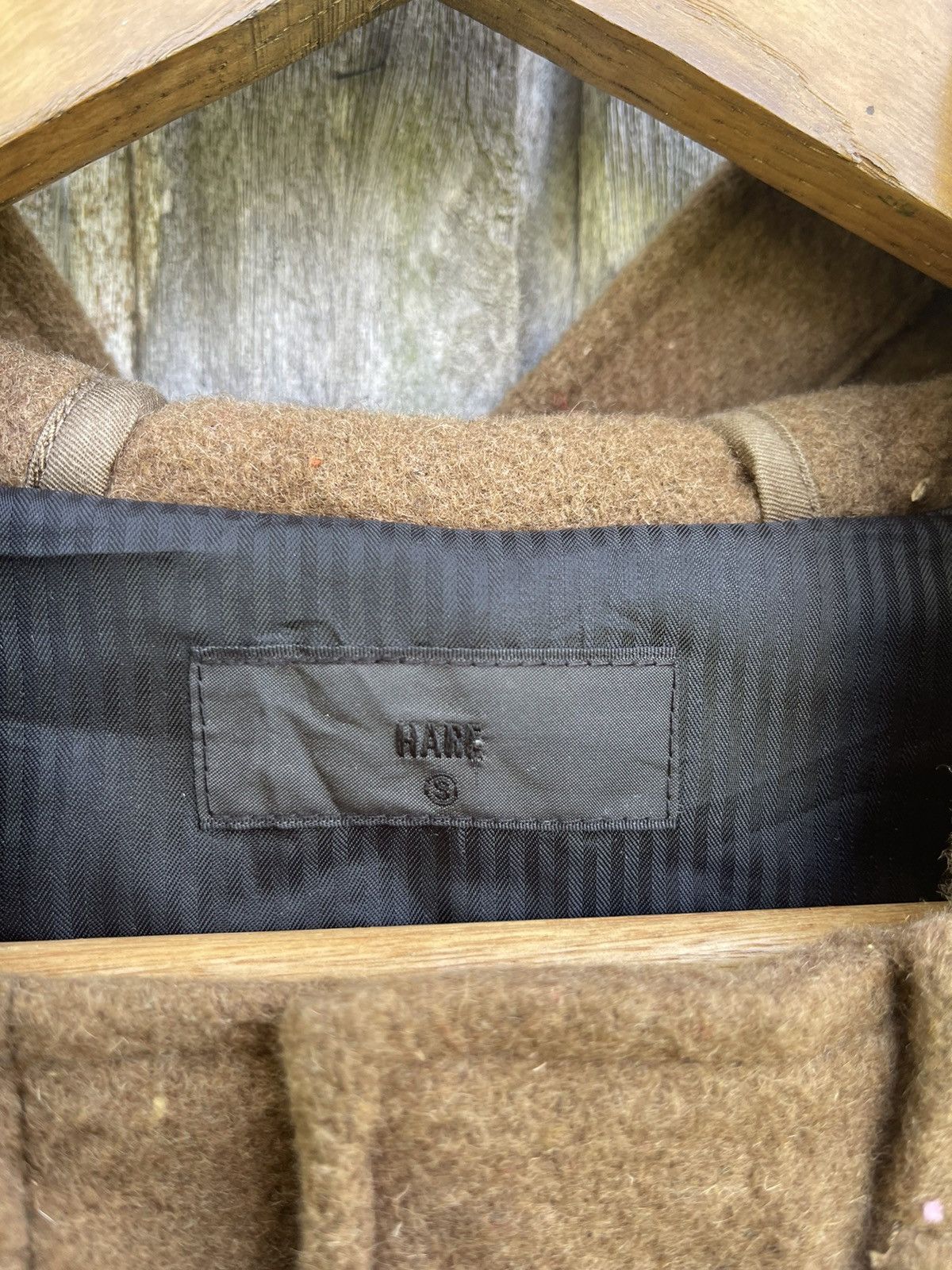 Designer HARE Classic Wool Duffle Coat (Camel Brown) - Size S Size US M / EU 48-50 / 2 - 17 Thumbnail