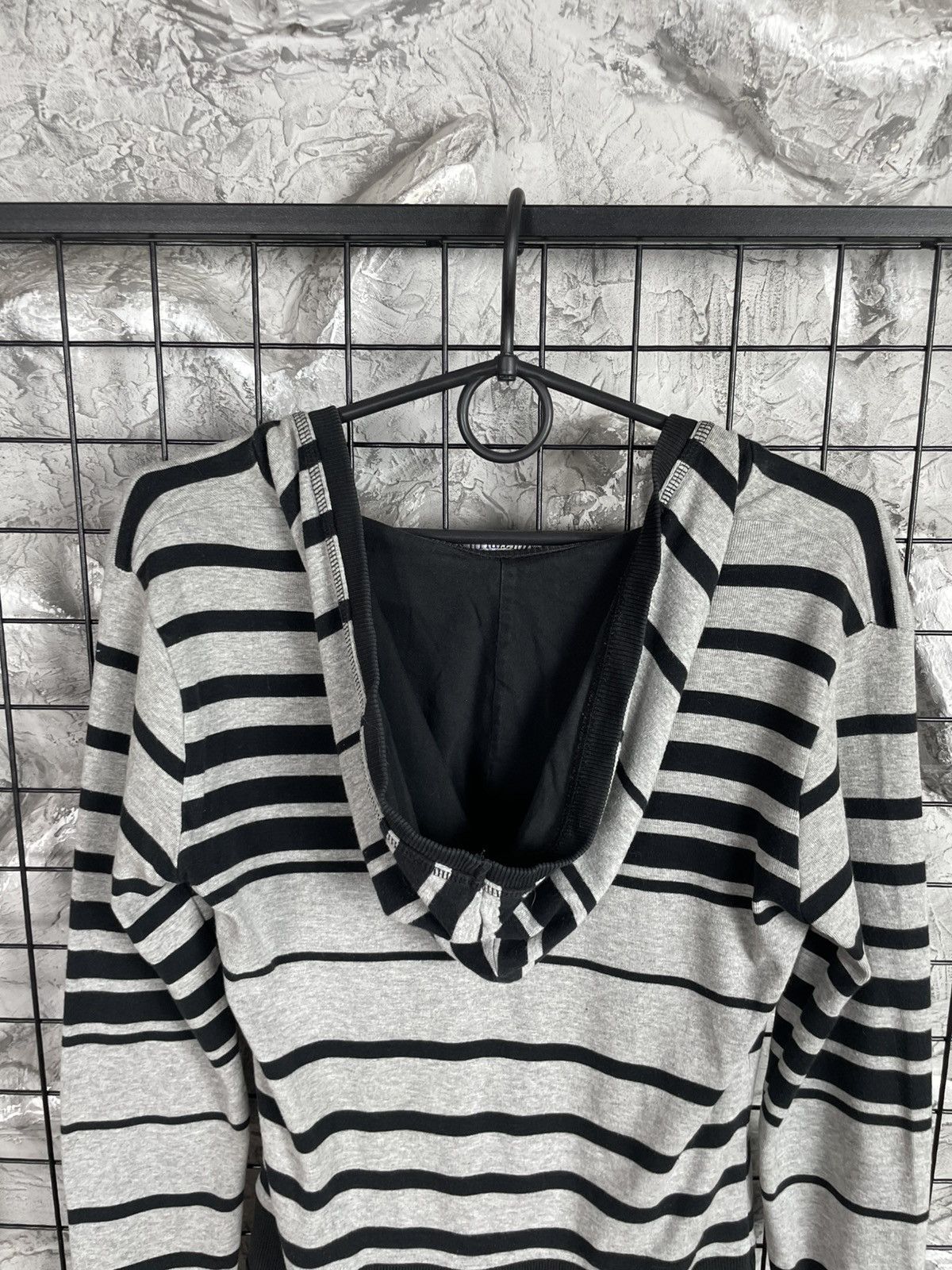 Beauty Beast Vintage Punk Emo Y2K Striped Hoodie Hysteric Glamour Style Size US S / EU 44-46 / 1 - 8 Thumbnail