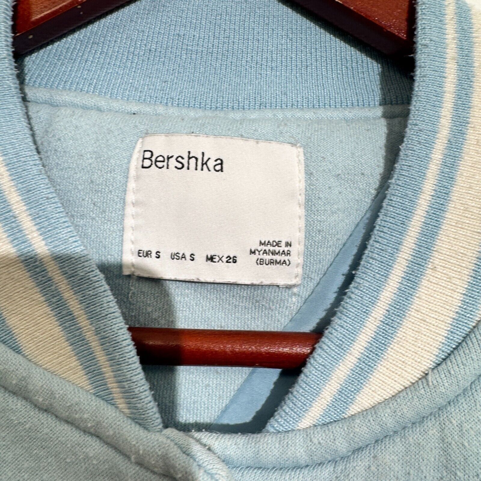 Vintage Vintage Unisex Baby Blue Cotton Jacket Size S Regular Fit Size US S / EU 44-46 / 1 - 4 Thumbnail
