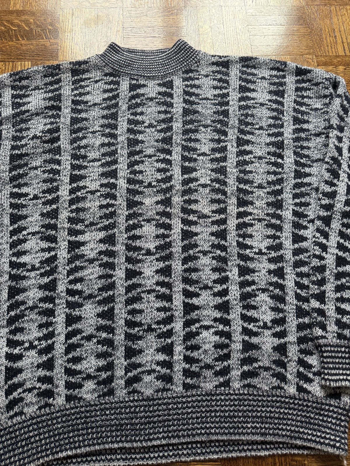 Vintage Vintage Textured Knit Boxy Sweater Size US XL / EU 56 / 4 - 2 Thumbnail