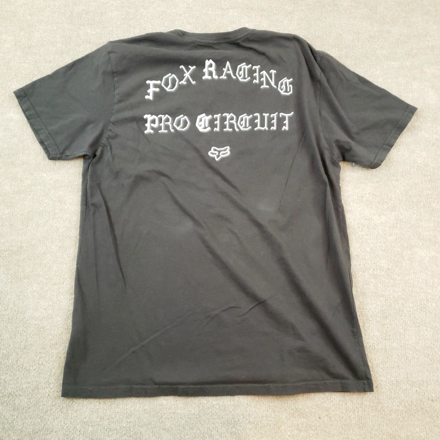 Vintage Mens Large Black Crew Neck Short Sleeve Premium Fit Fox Facing T Shirt Size US L / EU 52-54 / 3 - 7 Thumbnail