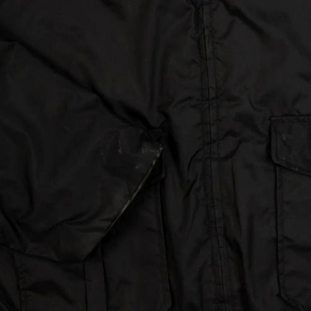 Vintage VINTAGE Sherpa Collared Full Zip Bomber Jacket 3XL Men's Black Workwear Size US XXL / EU 58 / 5 - 7 Thumbnail