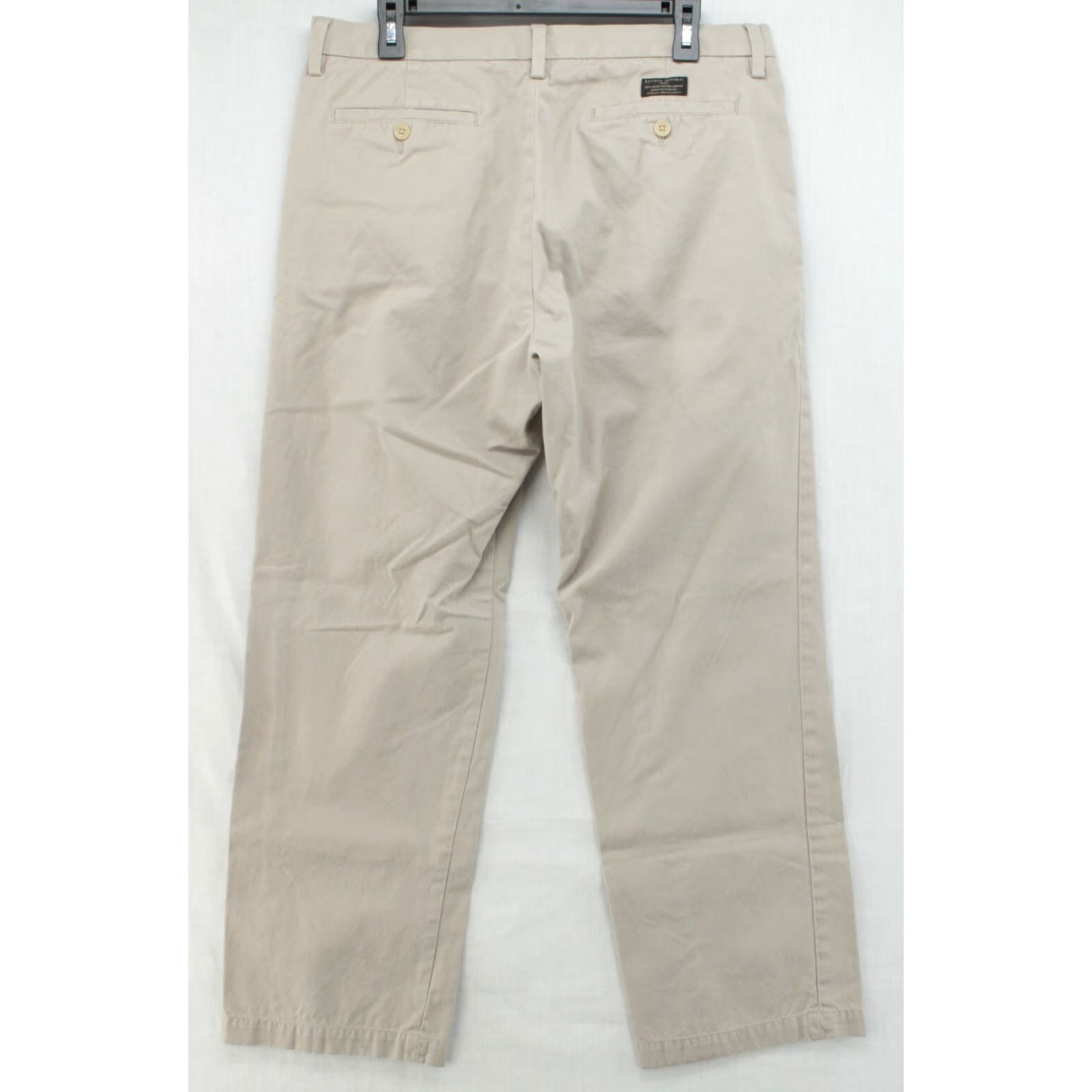 Banana Republic Banana Republic Gavin Relaxed Straight Chino Pant Beige Khaki Tan Men's Sz 34/28 Size US 34 / EU 50 - 4 Thumbnail