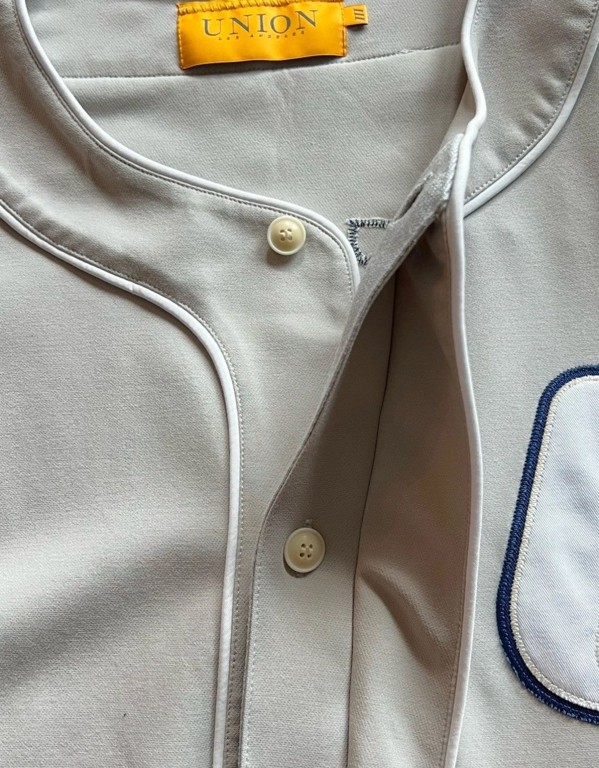 Union LA UNION LA⚡️Size 3/Large sewn on patch oversize baseball jersey Size US L / EU 52-54 / 3 - 7 Thumbnail