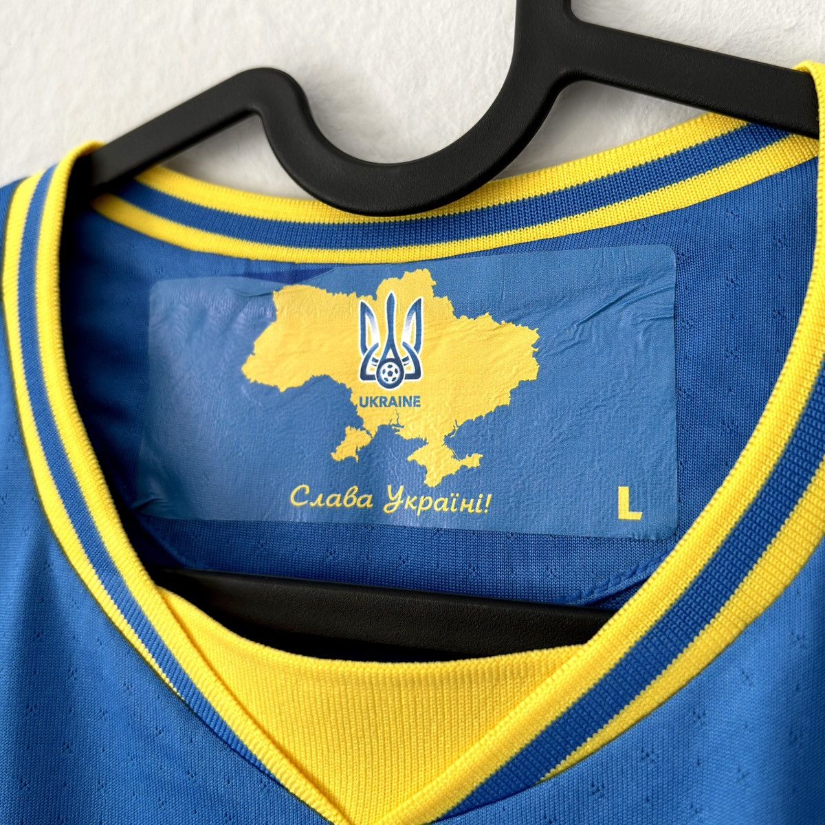 Joma 2020 2024 GAME ISSUE Ukraine National Dovbyk Soccer Jersey L Size US L / EU 52-54 / 3 - 10 Thumbnail