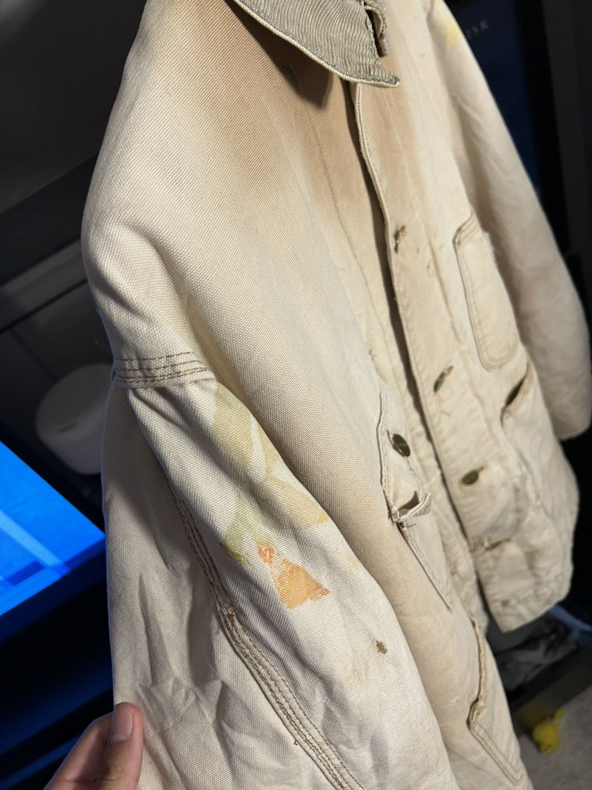 Carhartt Vintage 80’s Carhartt Sun-faded chore coat Size US L / EU 52-54 / 3 - 4 Thumbnail