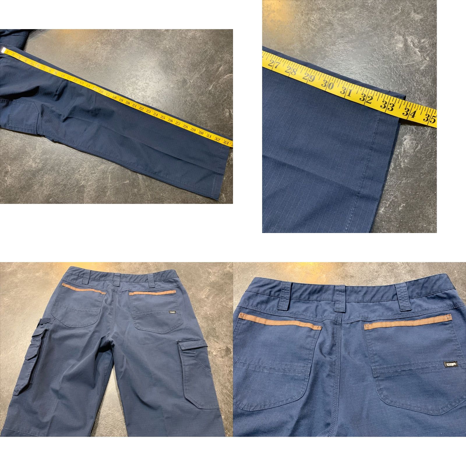 Vintage VINTAGE CQR Cargo Pants Men's 34X34 Blue Tactical Straight Leg Work Pant Size US 32 / EU 48 - 8 Thumbnail
