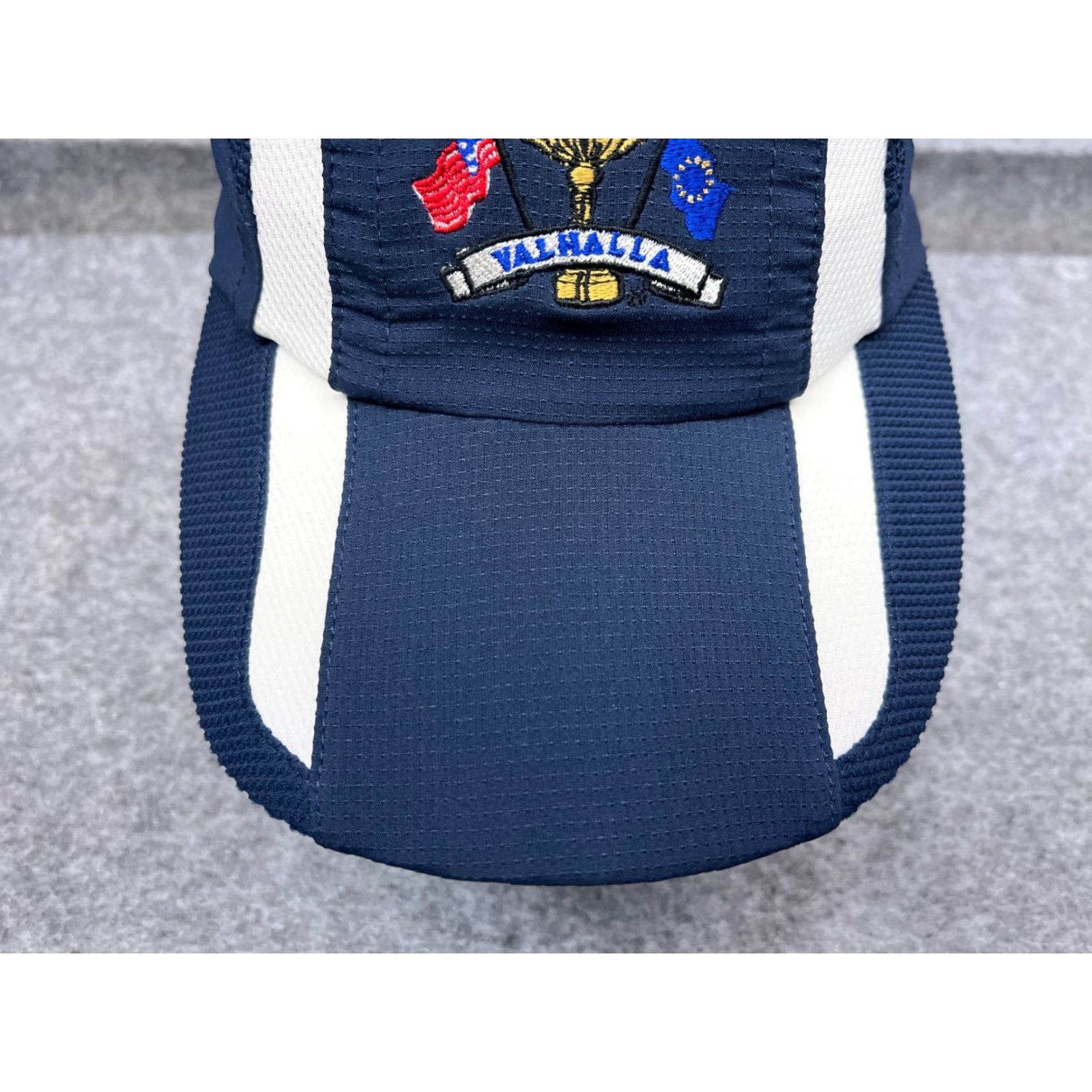 Imperial Imperial Hat Cap Strap Back Adult Blue Polyester Blend Golfer Ryder Cup Valhalla Size ONE SIZE - 3 Thumbnail
