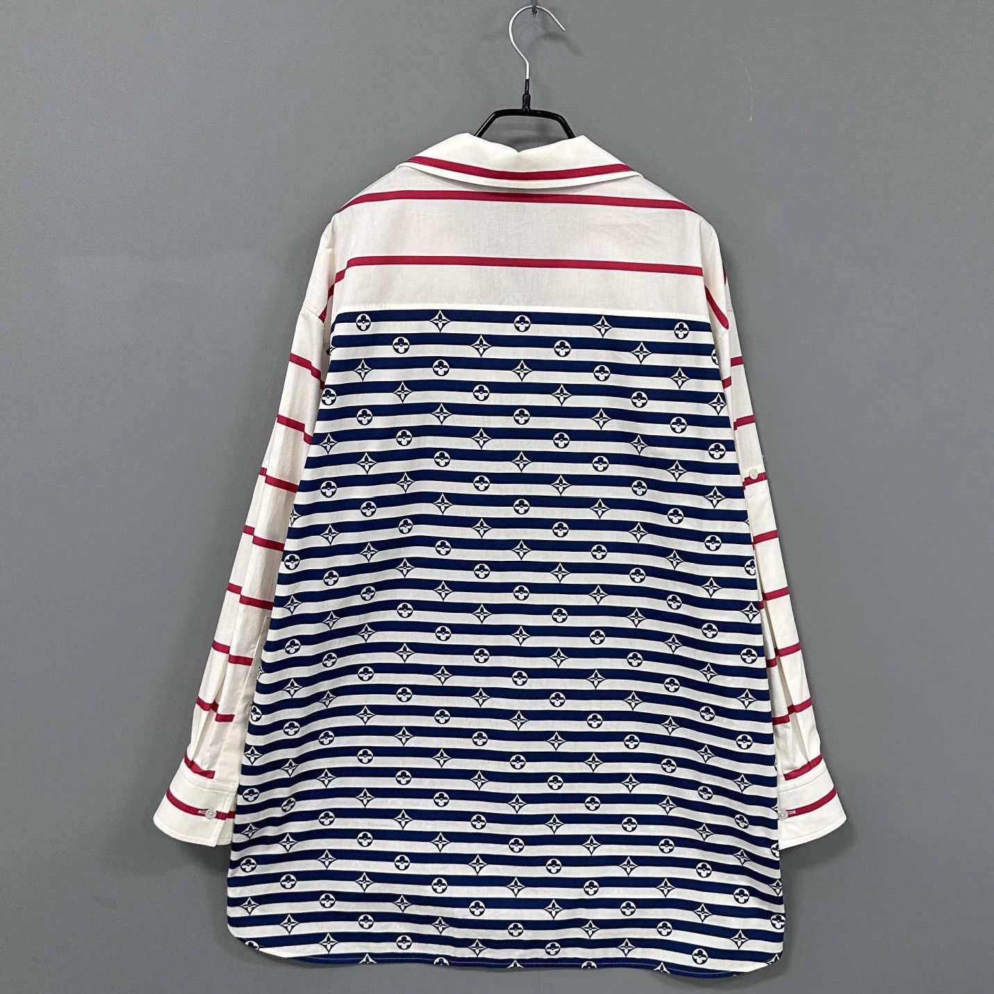 Louis Vuitton LV Nautical Full Print Patchwork Dress 95New 42 Repaired Size M / US 6-8 / IT 42-44 - 3 Thumbnail