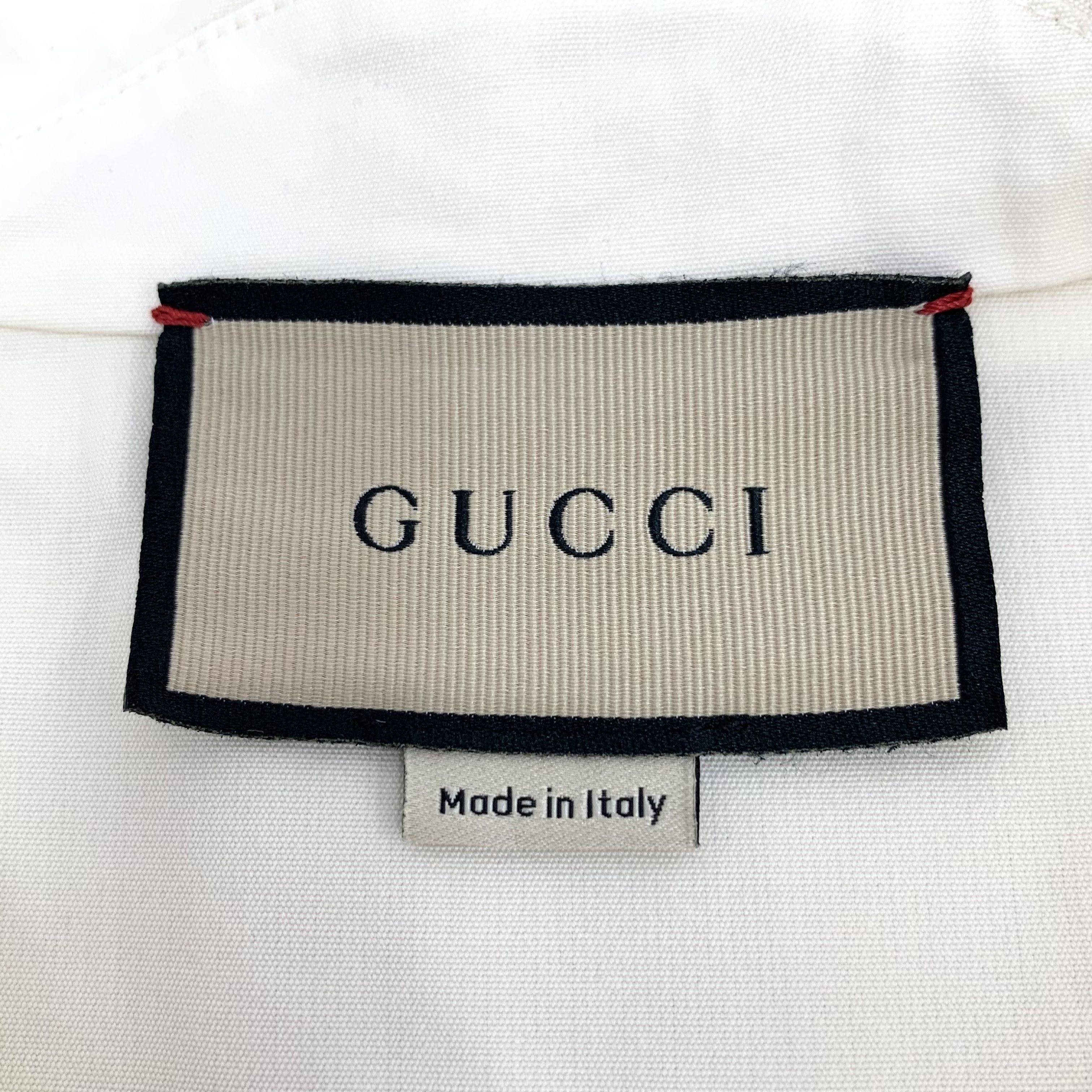 Gucci Gucci Cream Pocket Stripe Cotton Dress XS Size XS / US 0-2 / IT 36-38 - 2 Thumbnail