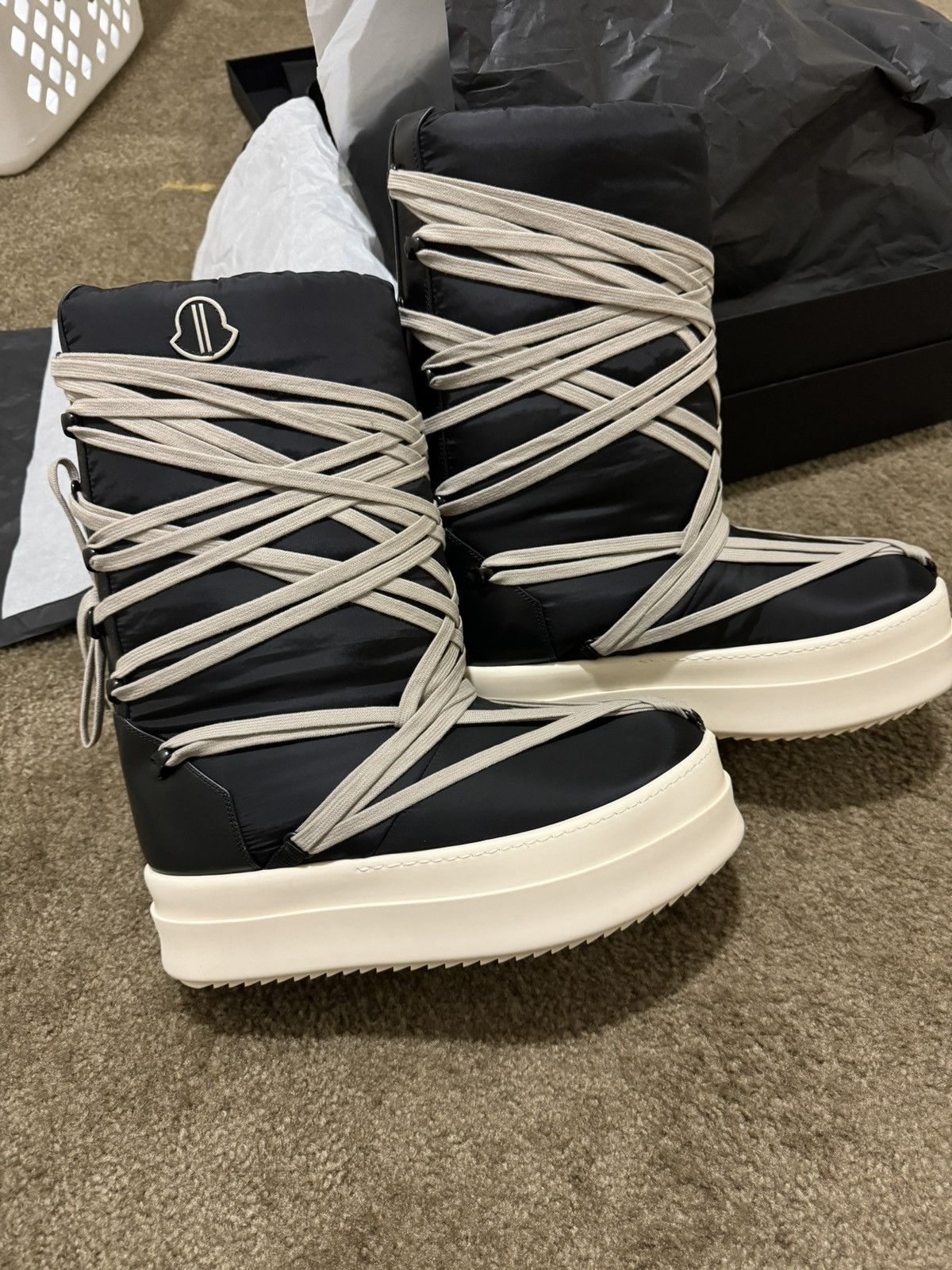 Moncler × Rick Owens Rick Owens X Moncler BIGROCKS BOOTS Grailed