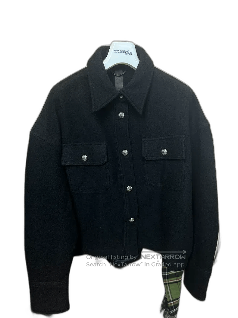 Chrome Hearts Chrome Hearts black wool shirt clip. Size US L / EU 52-54 / 3 - 1 Thumbnail