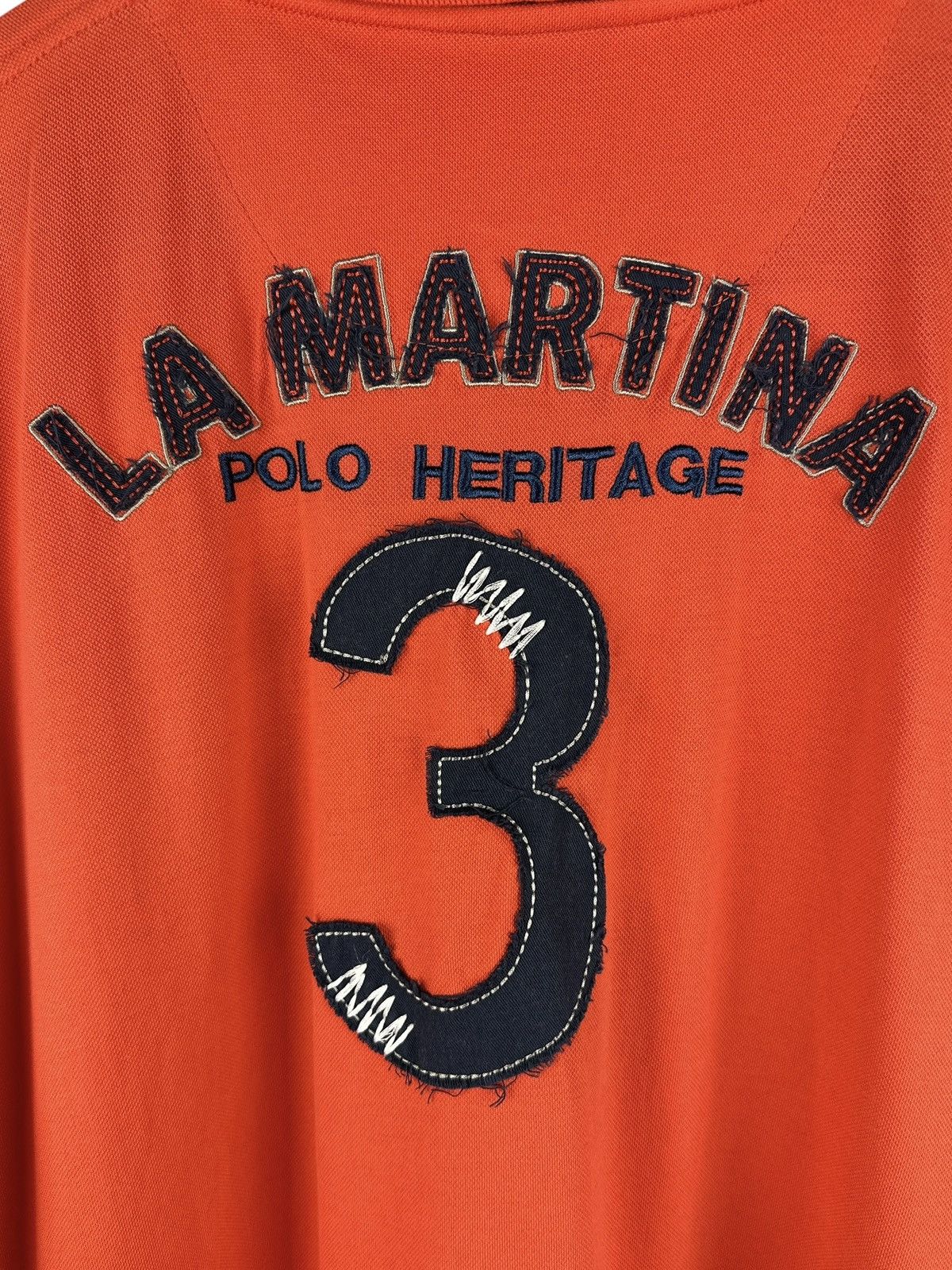 La Martina La Martina Polo Heritage Embroidered Logo Polo T-Shirt 3XL Size US XXL / EU 58 / 5 - 8 Thumbnail