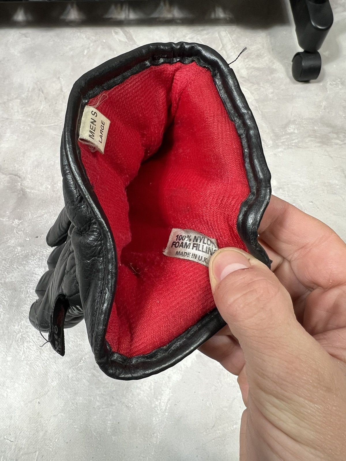 Leather Vintage Frank Thomas Racing Leather Gloves Size ONE SIZE - 12 Thumbnail