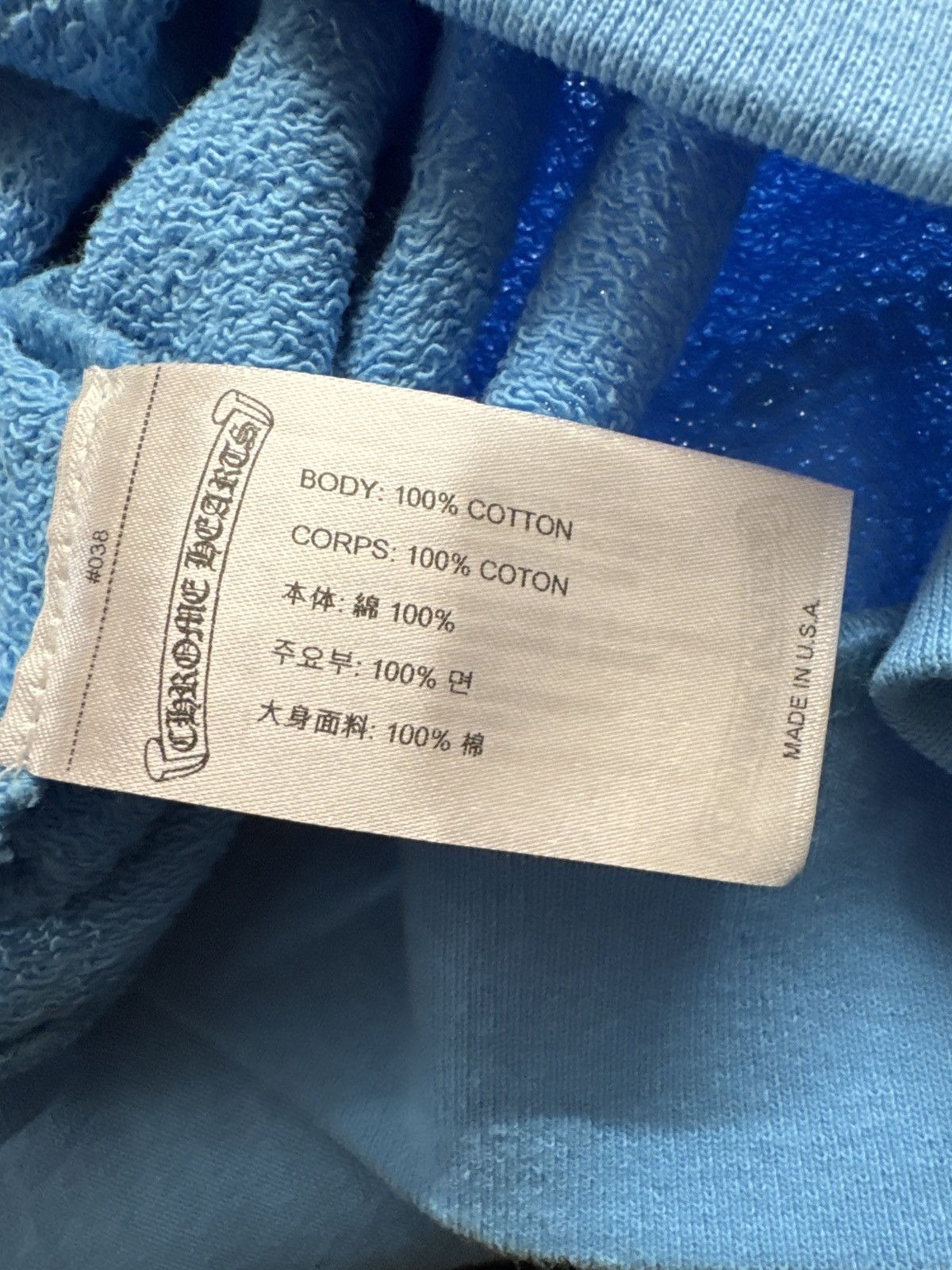 Chrome Hearts Matty Boy Brain New Crewneck Sweatshirt 'Blue' Size US M / EU 48-50 / 2 - 11 Thumbnail