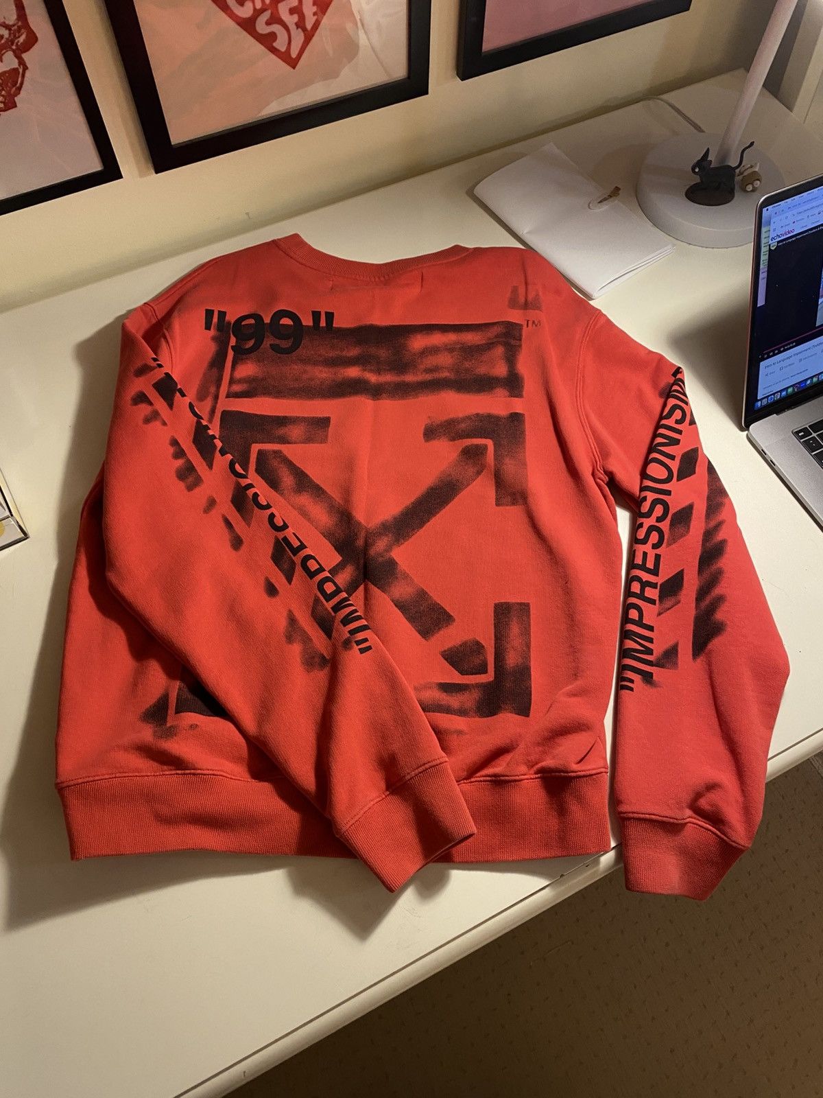 Off White Impressionism Sweatshirt