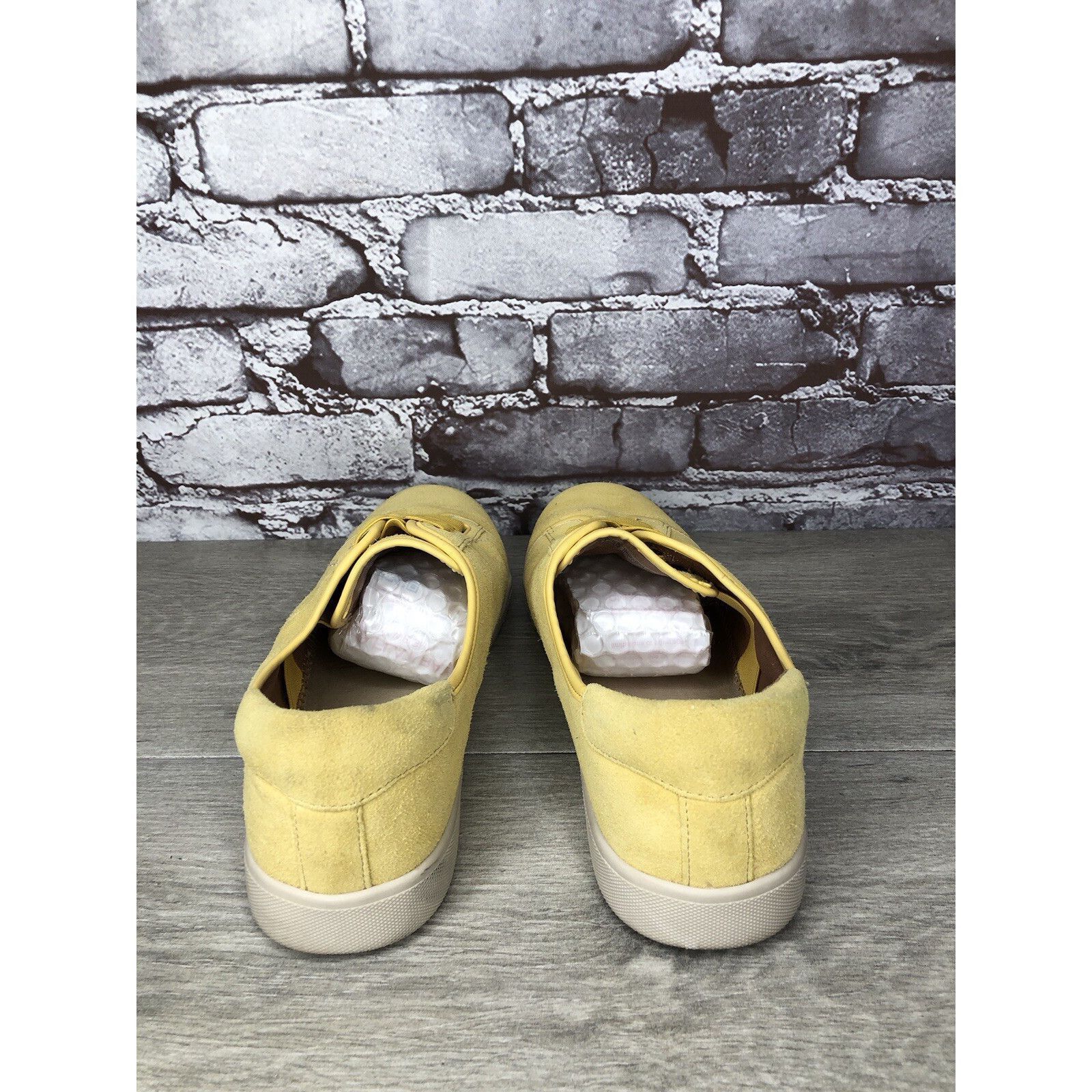 Other Vionic Jean Yellow Suede Casual Comfort Lace Sneakers Shoes Size US 9.5 / IT 39.5 - 5 Thumbnail
